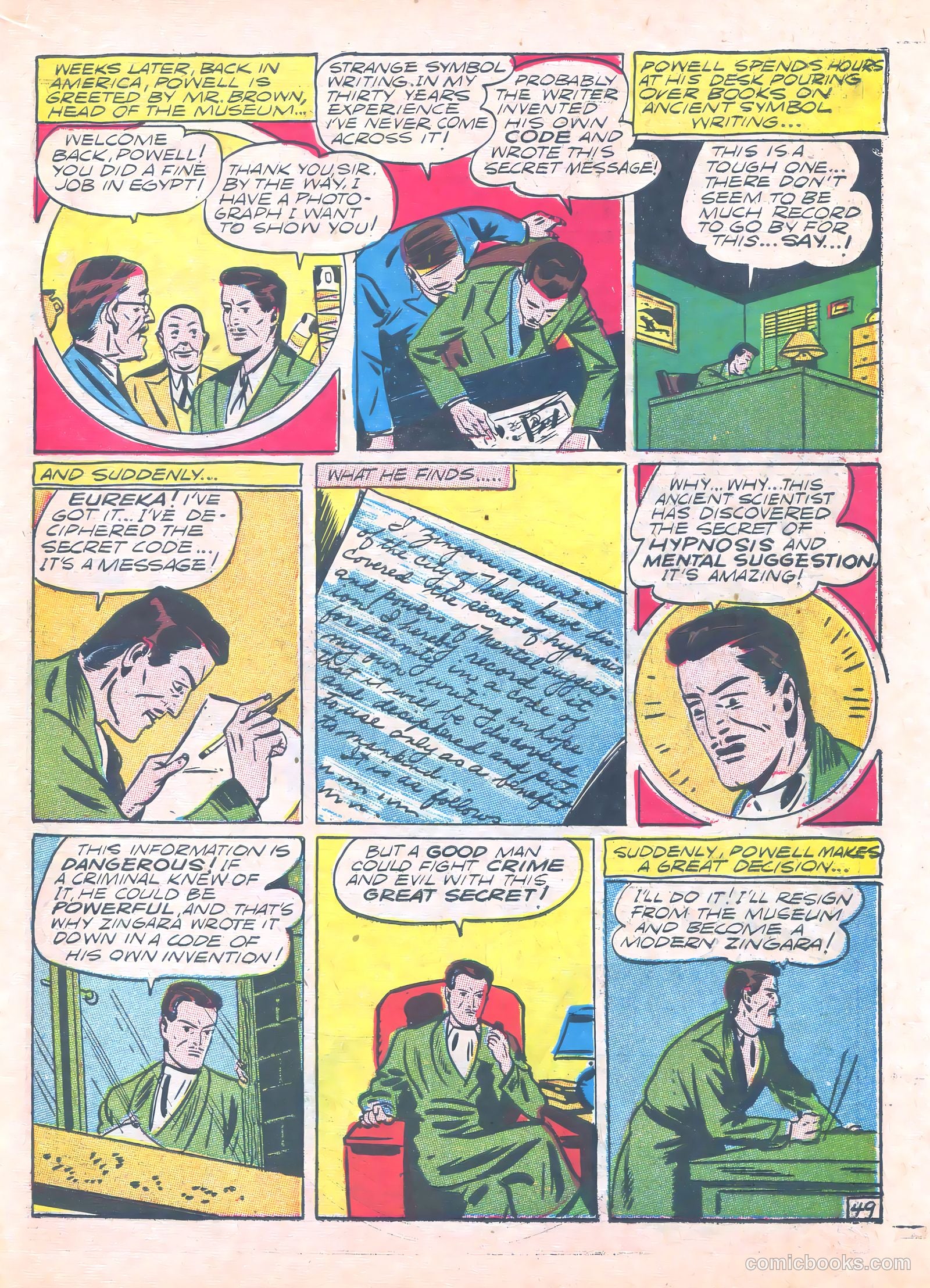 Green Hornet Comics #6 (1941) — page 50 of 67