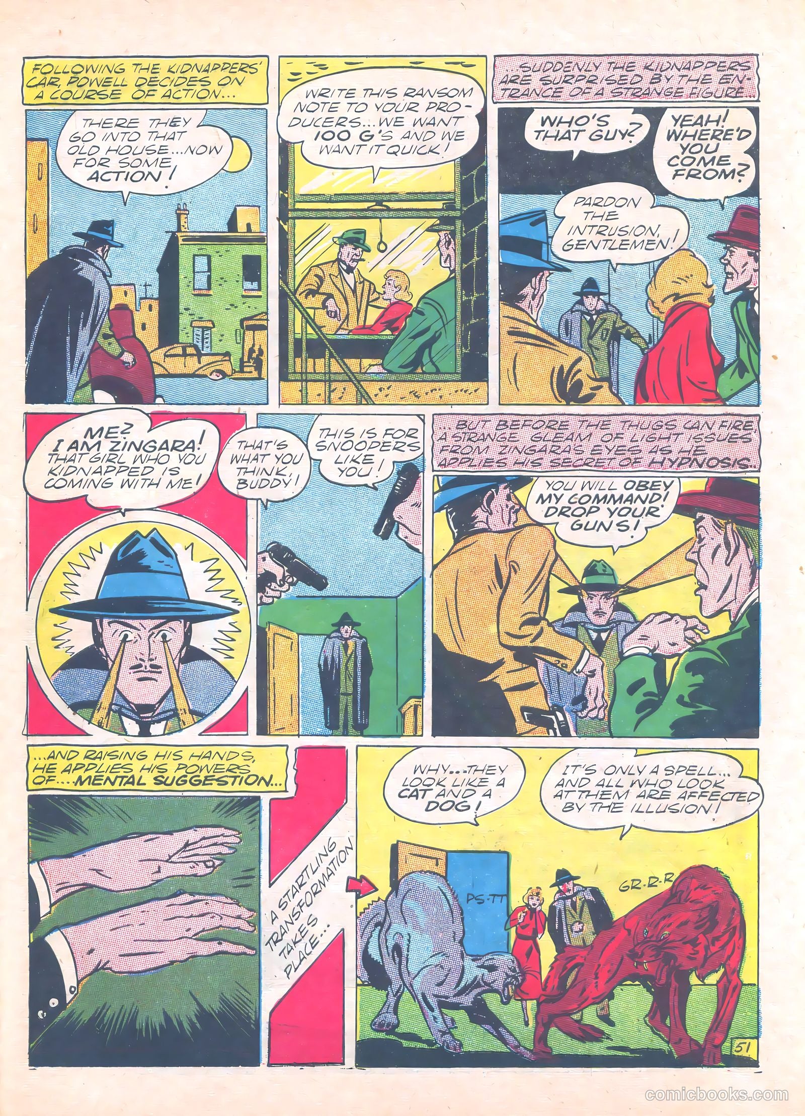 Green Hornet Comics #6 (1941) — page 52 of 67