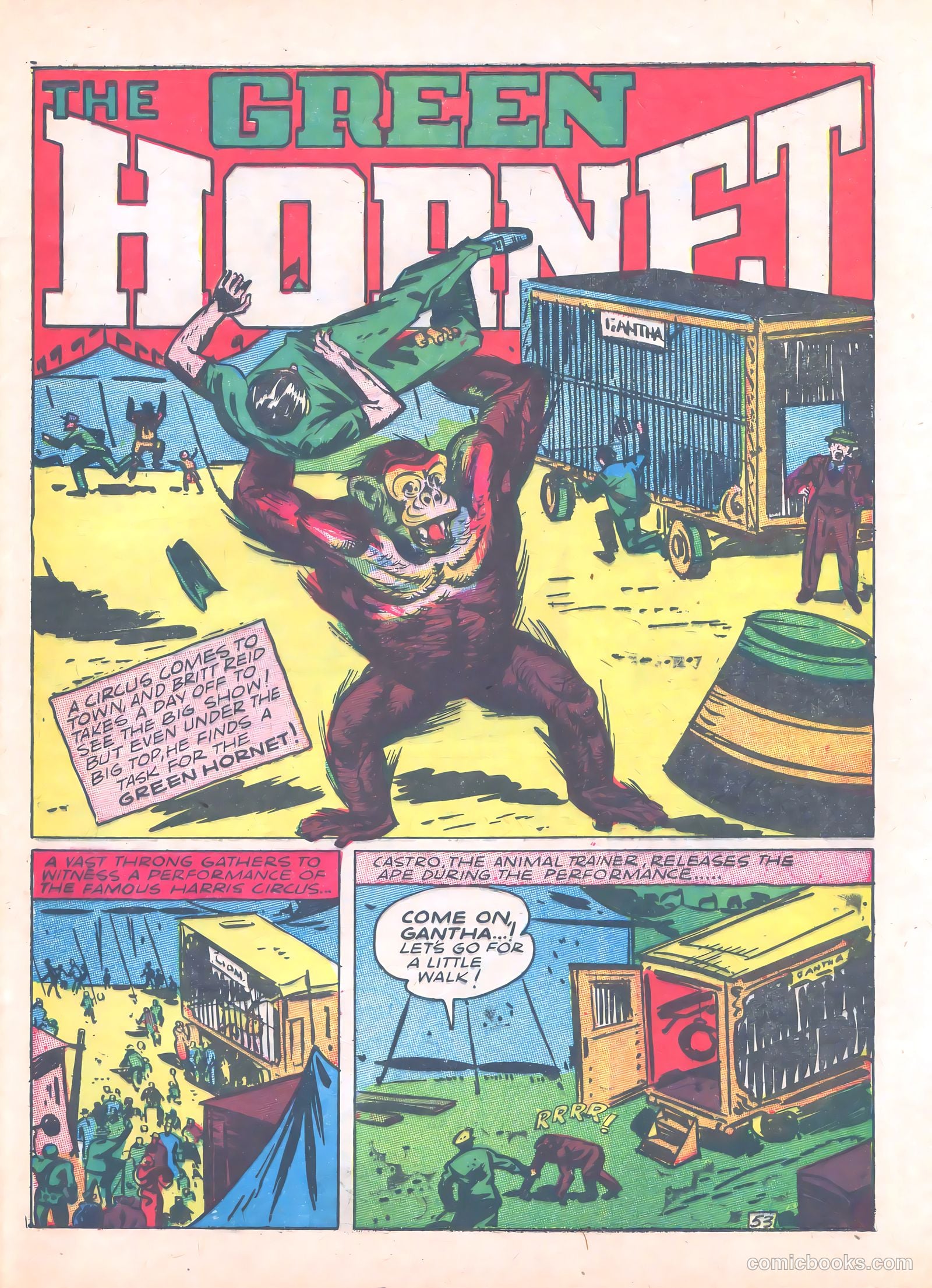 Green Hornet Comics #6 (1941) — page 54 of 67