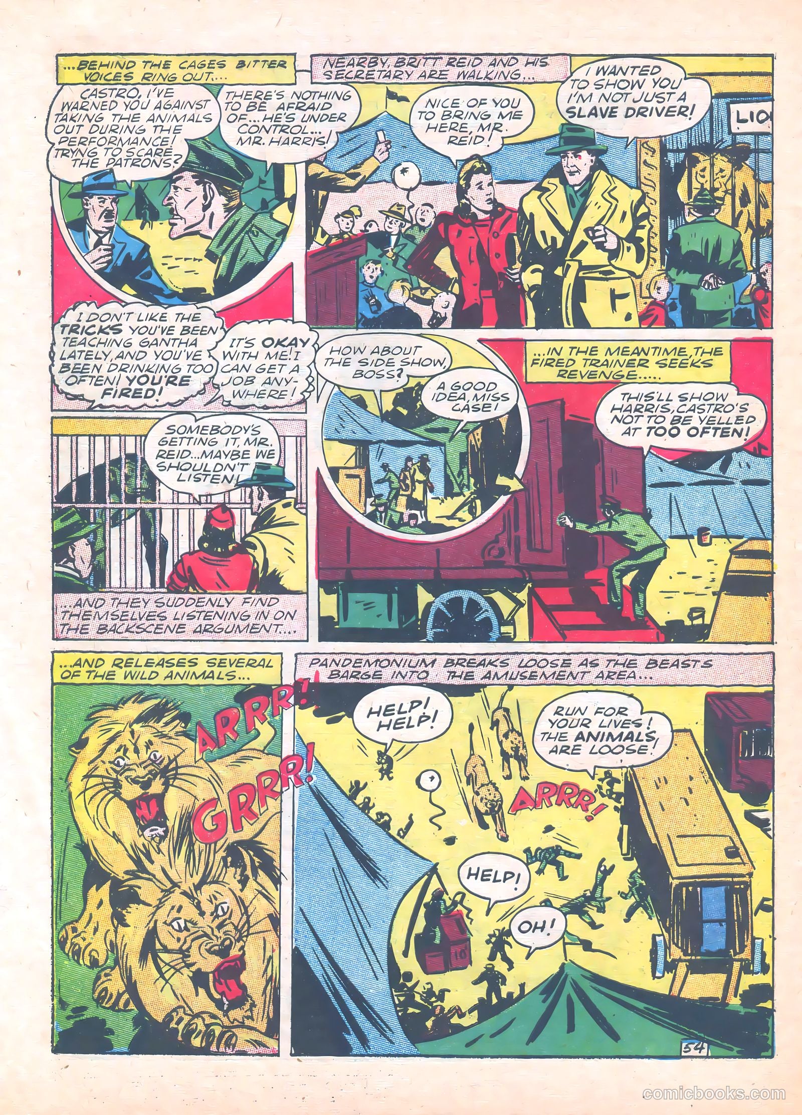 Green Hornet Comics #6 (1941) — page 55 of 67