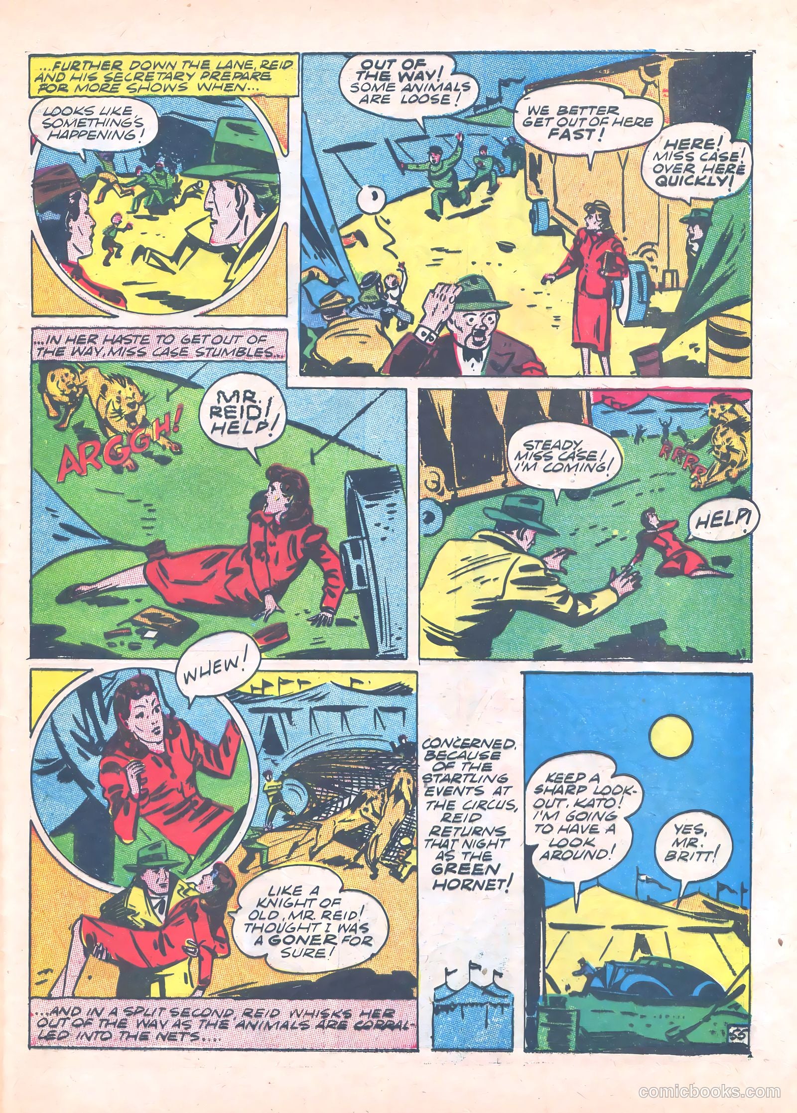 Green Hornet Comics #6 (1941) — page 56 of 67