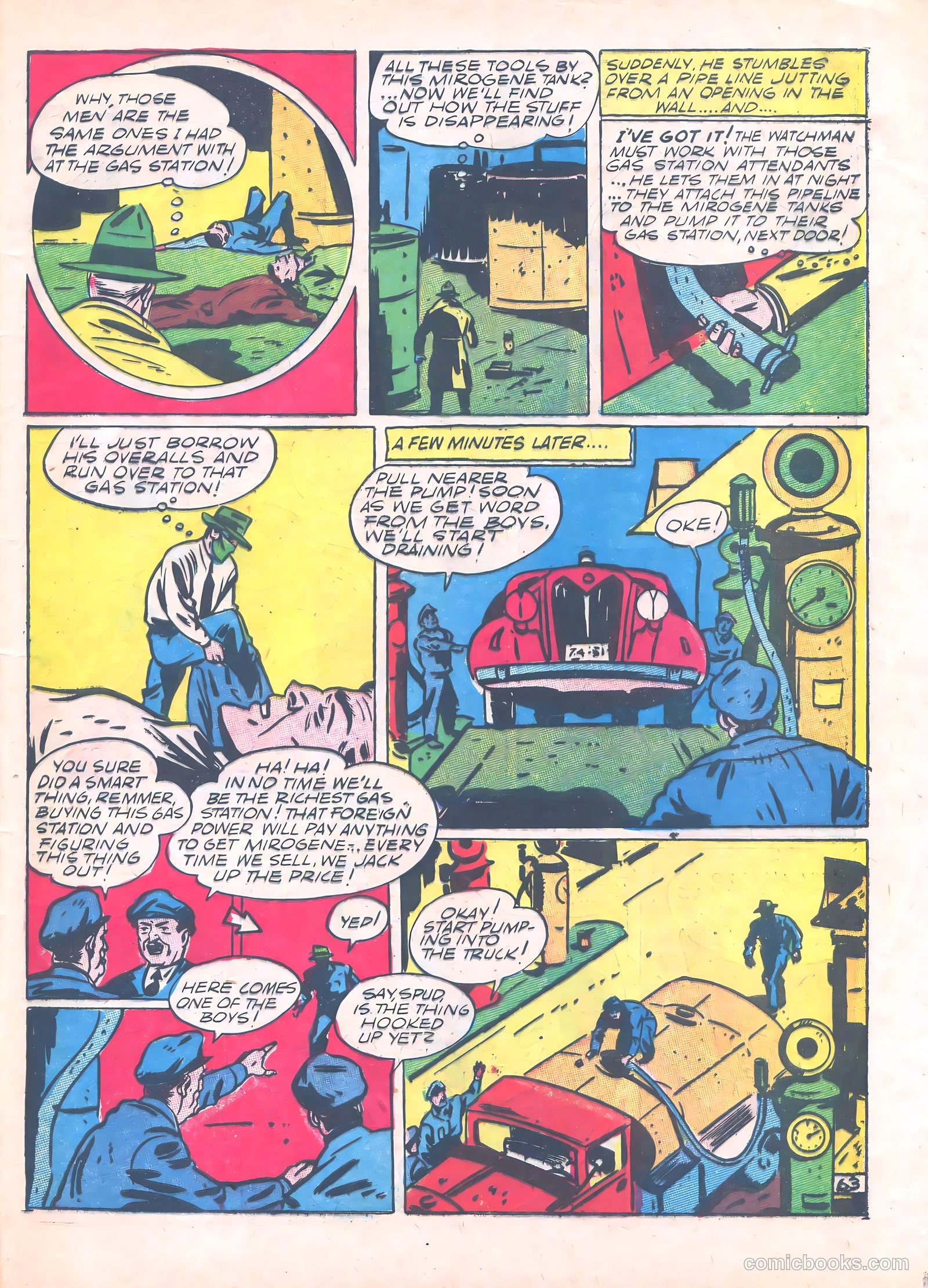 Green Hornet Comics #6 (1941) — page 64 of 67