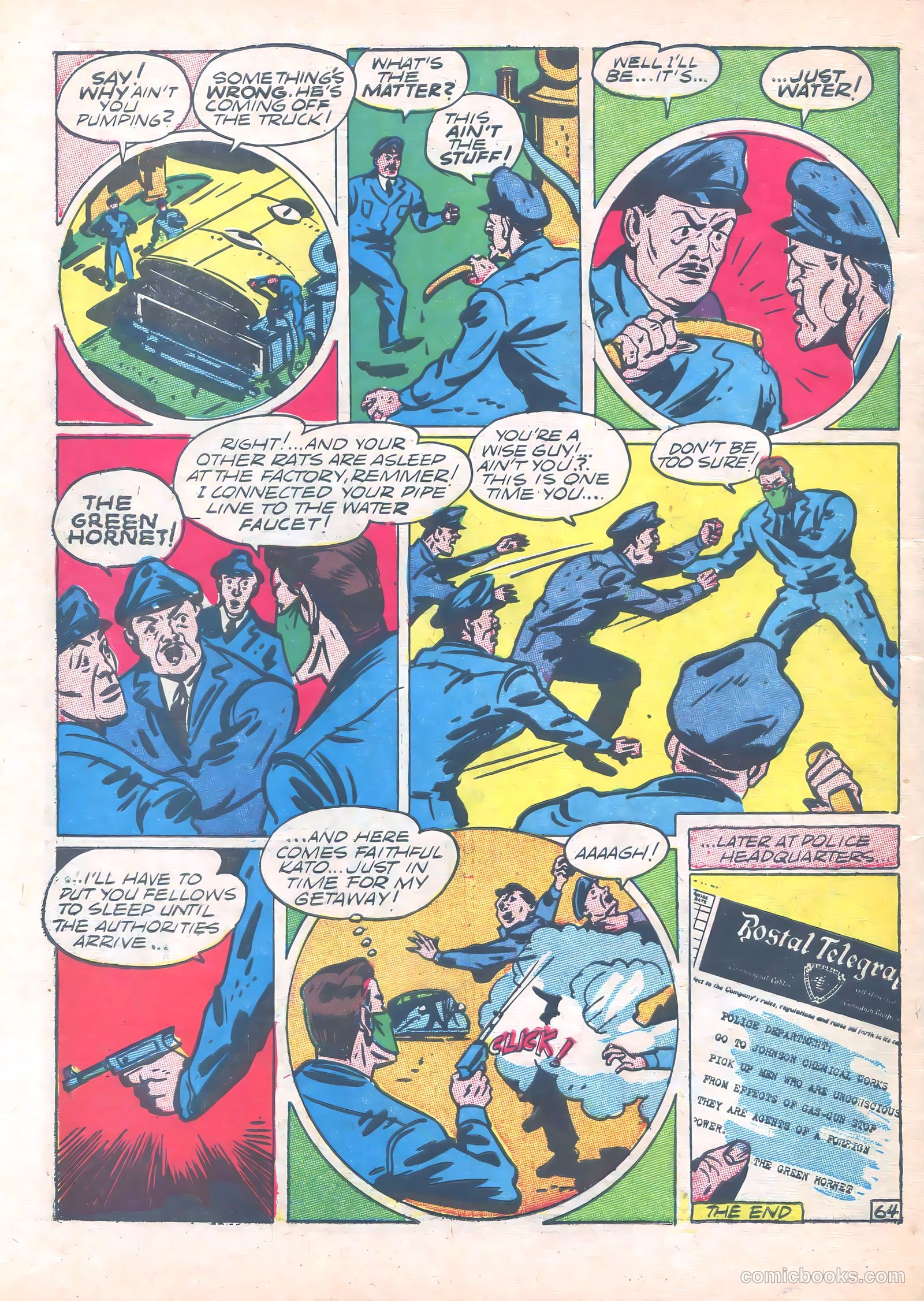 Green Hornet Comics #6 (1941) — page 65 of 67