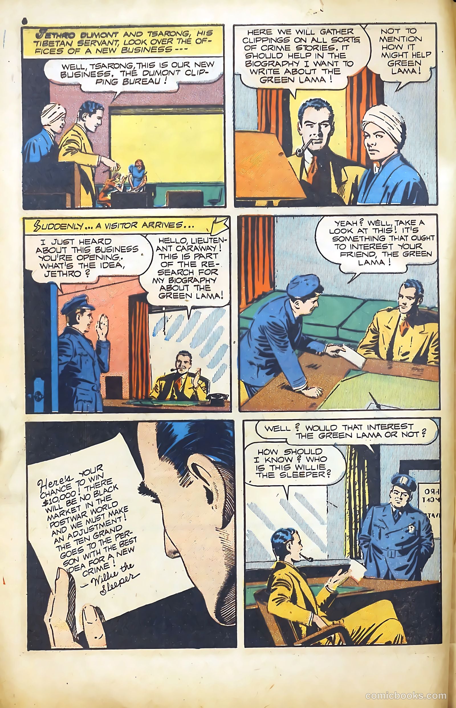 Green Lama #2 (1945) — page 6 of 47