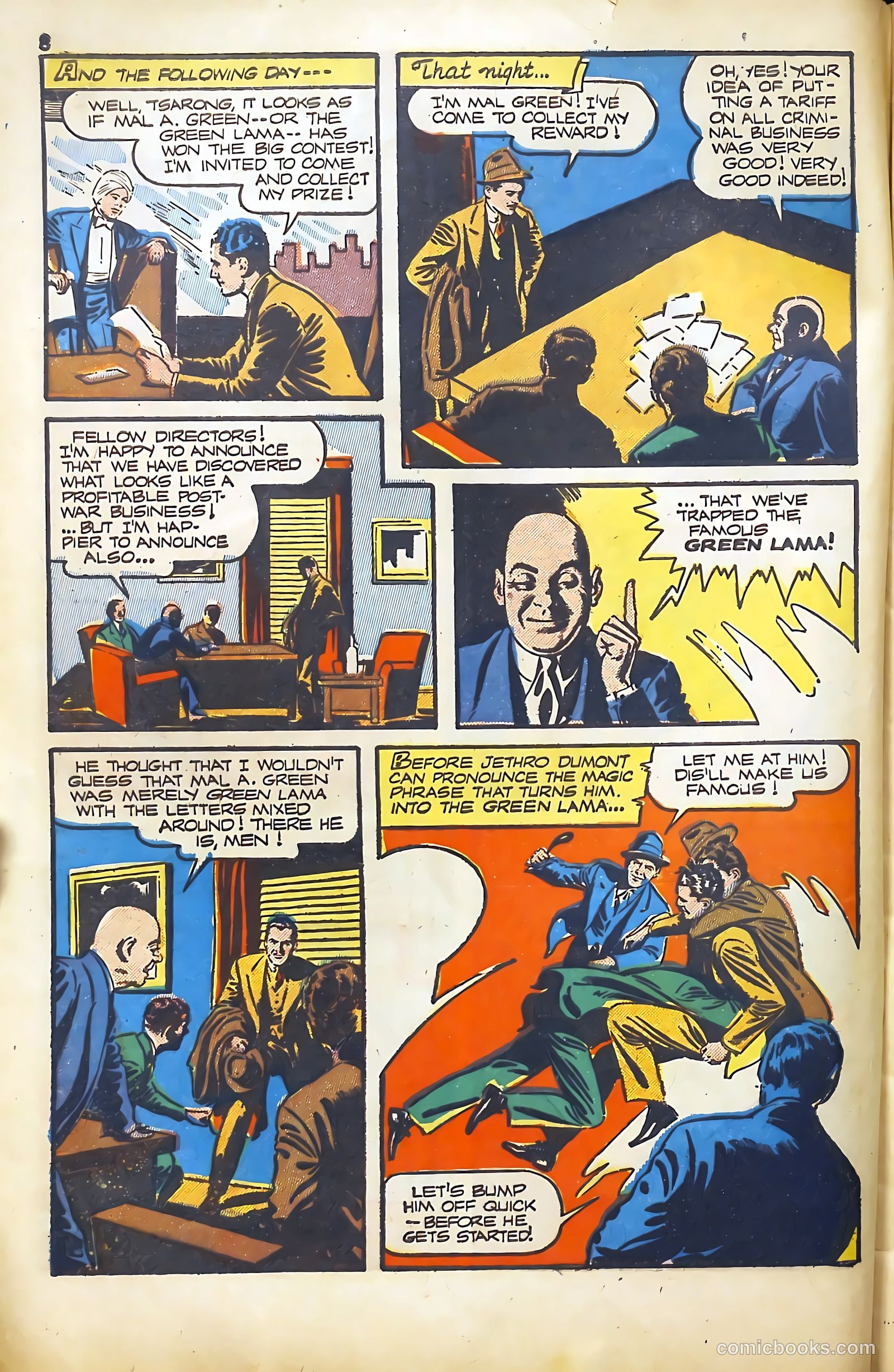 Green Lama #2 (1945) — page 8 of 47