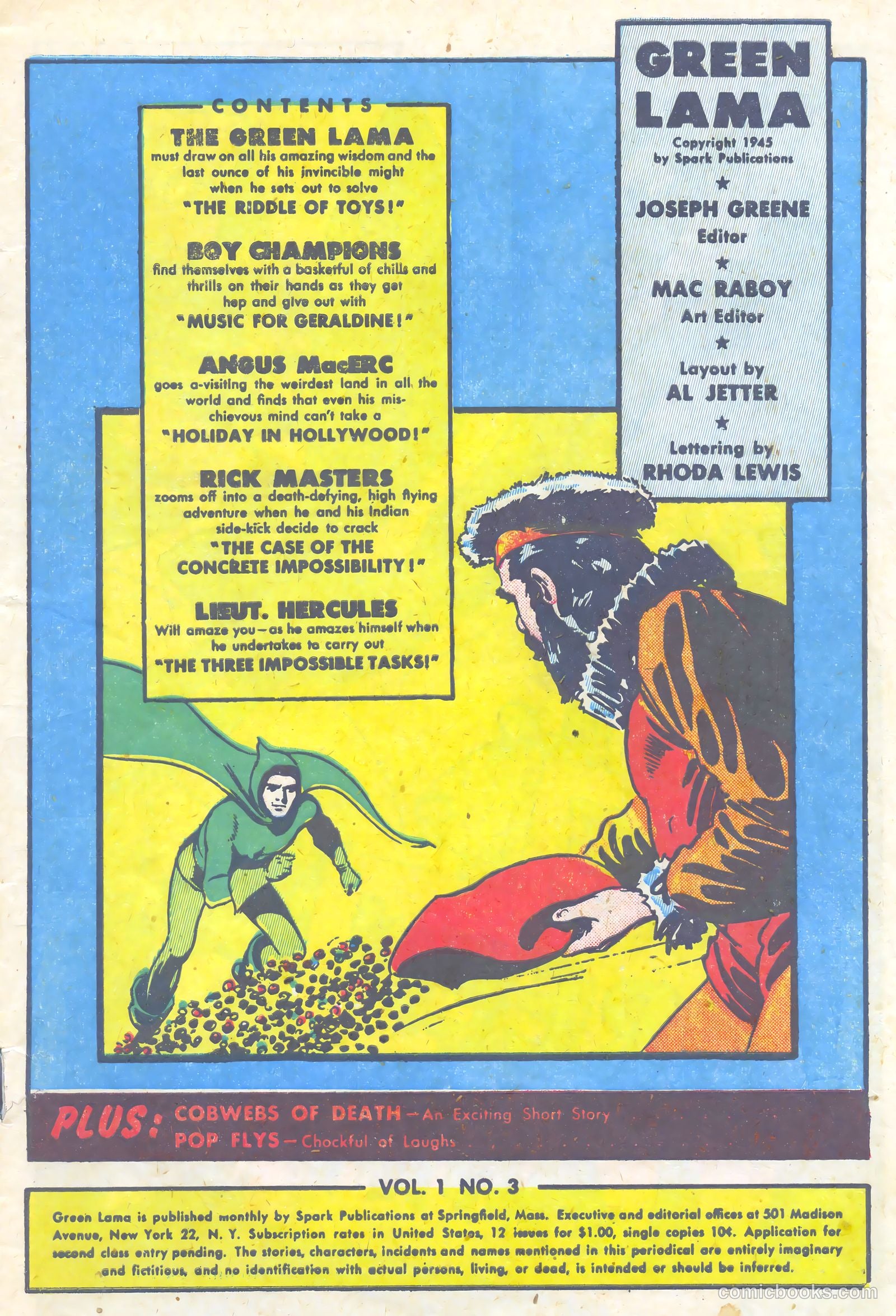 Green Lama #3 (1945) — page 3 of 52