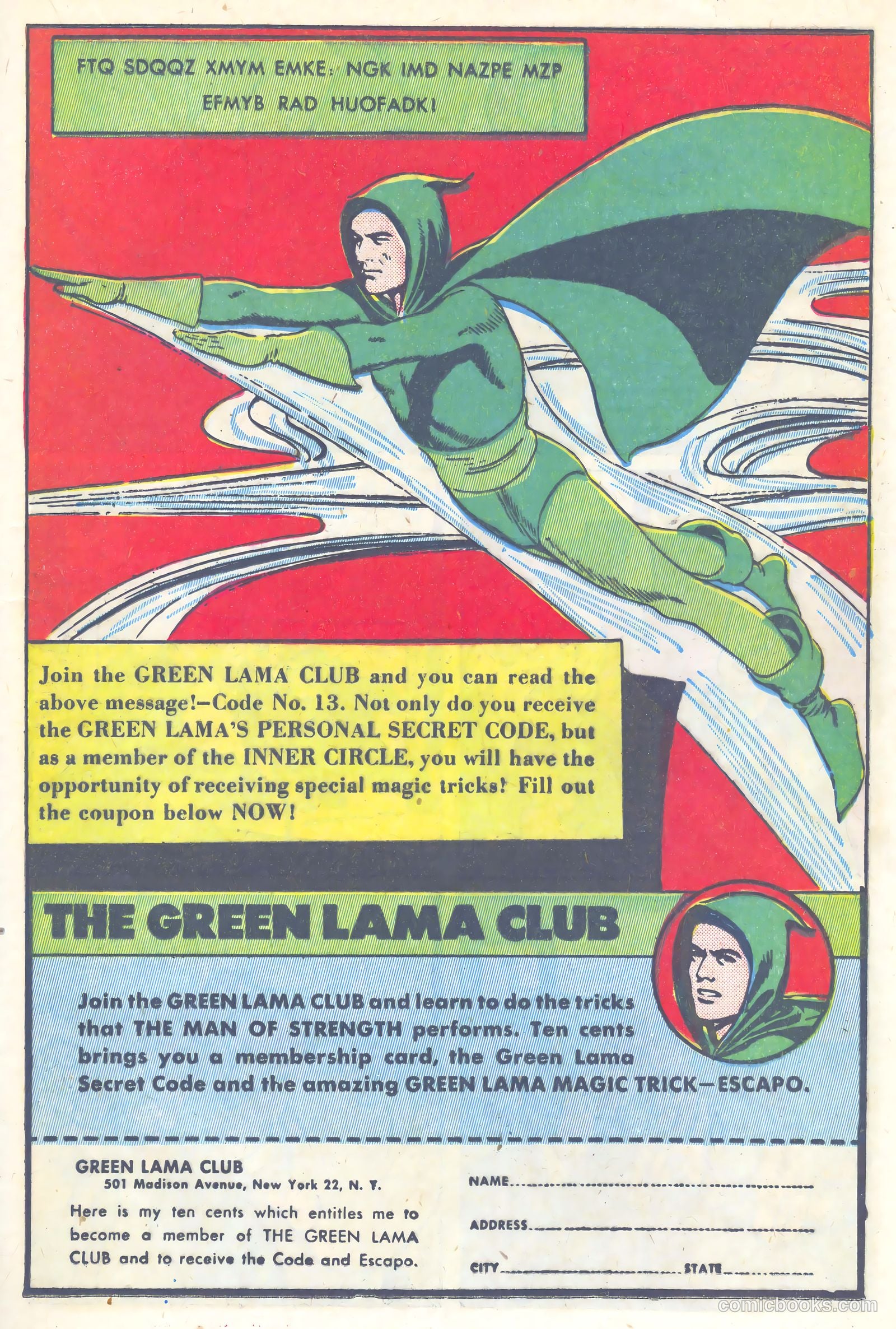Green Lama #3 (1945) — page 33 of 52