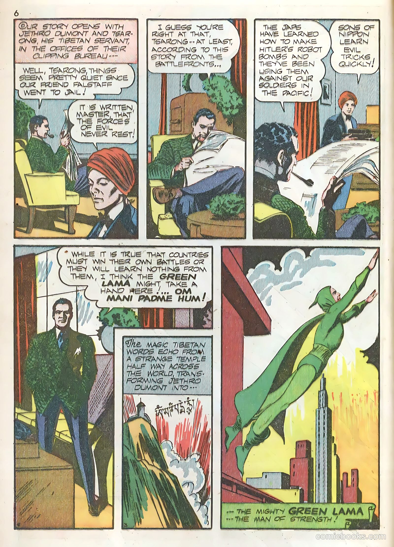 Green Lama #4 (1945) — page 6 of 52