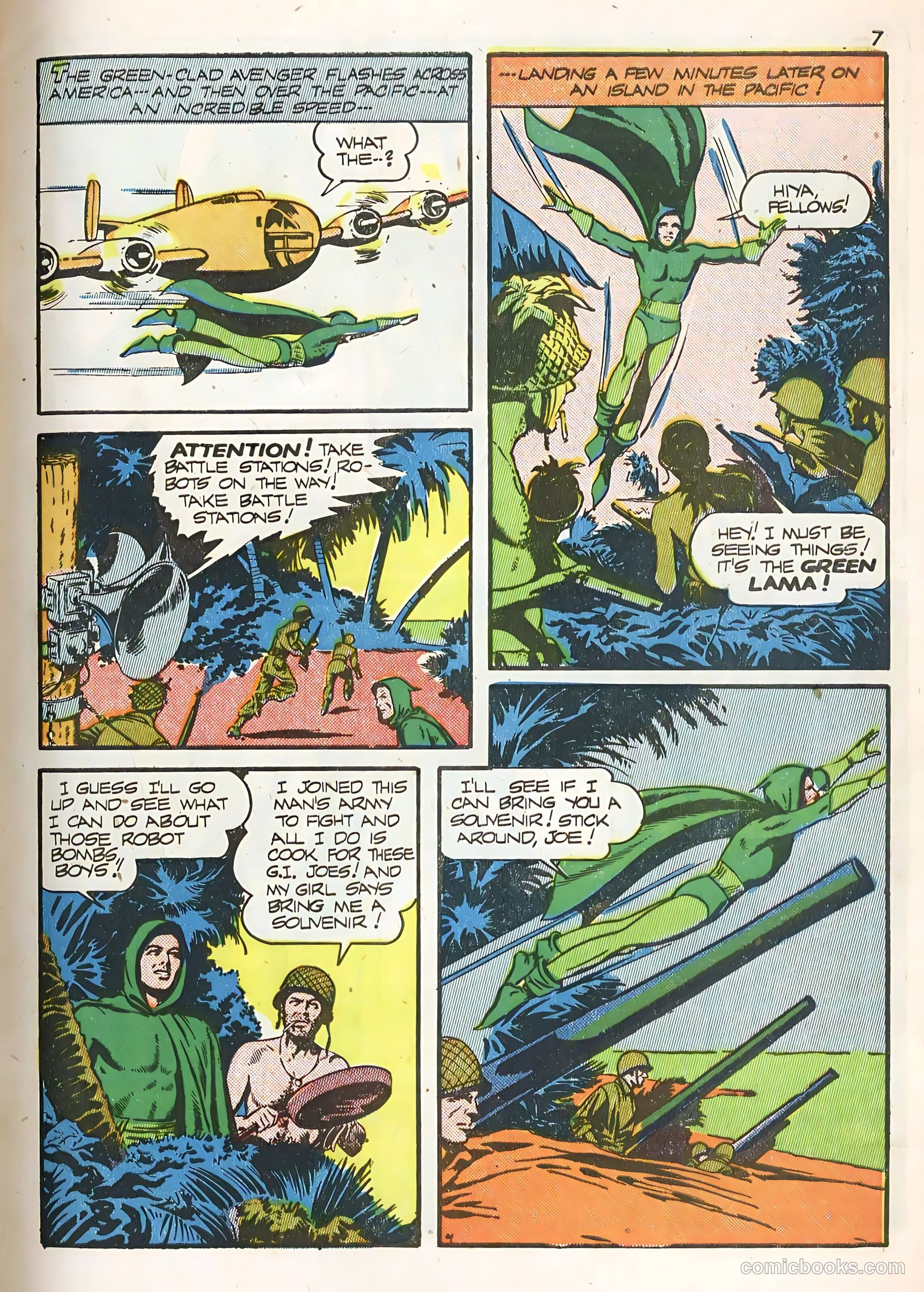 Green Lama #4 (1945) — page 7 of 52