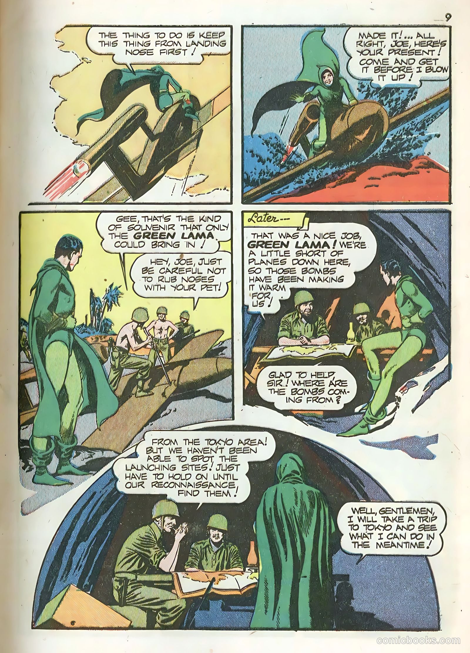 Green Lama #4 (1945) — page 9 of 52