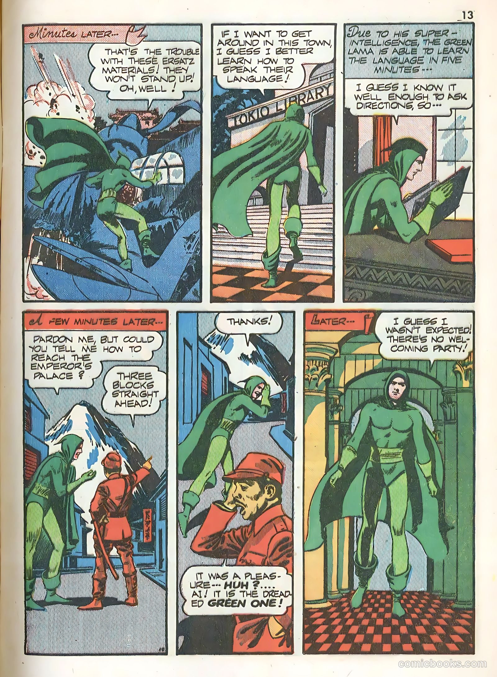 Green Lama #4 (1945) — page 13 of 52