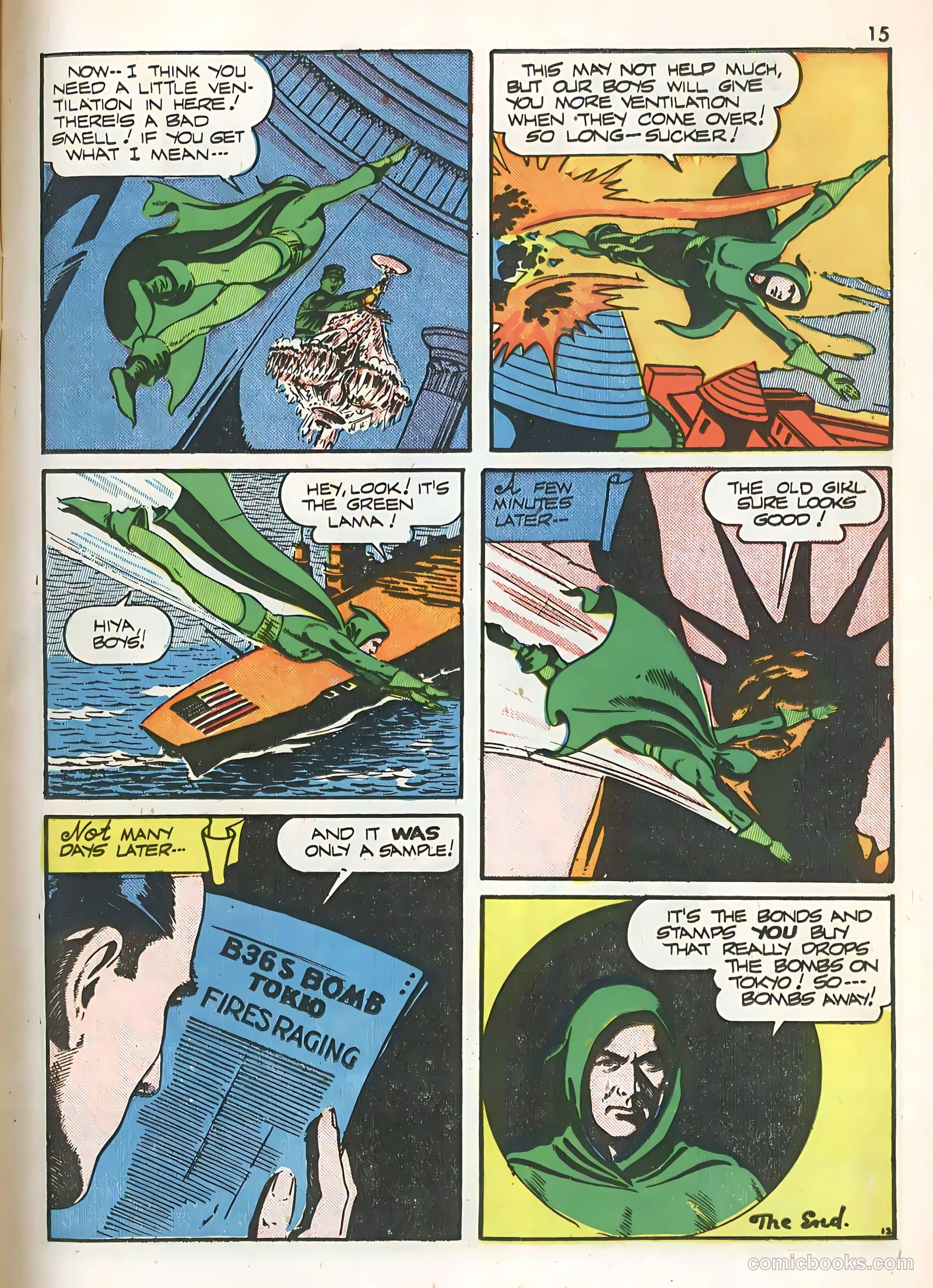 Green Lama #4 (1945) — page 15 of 52