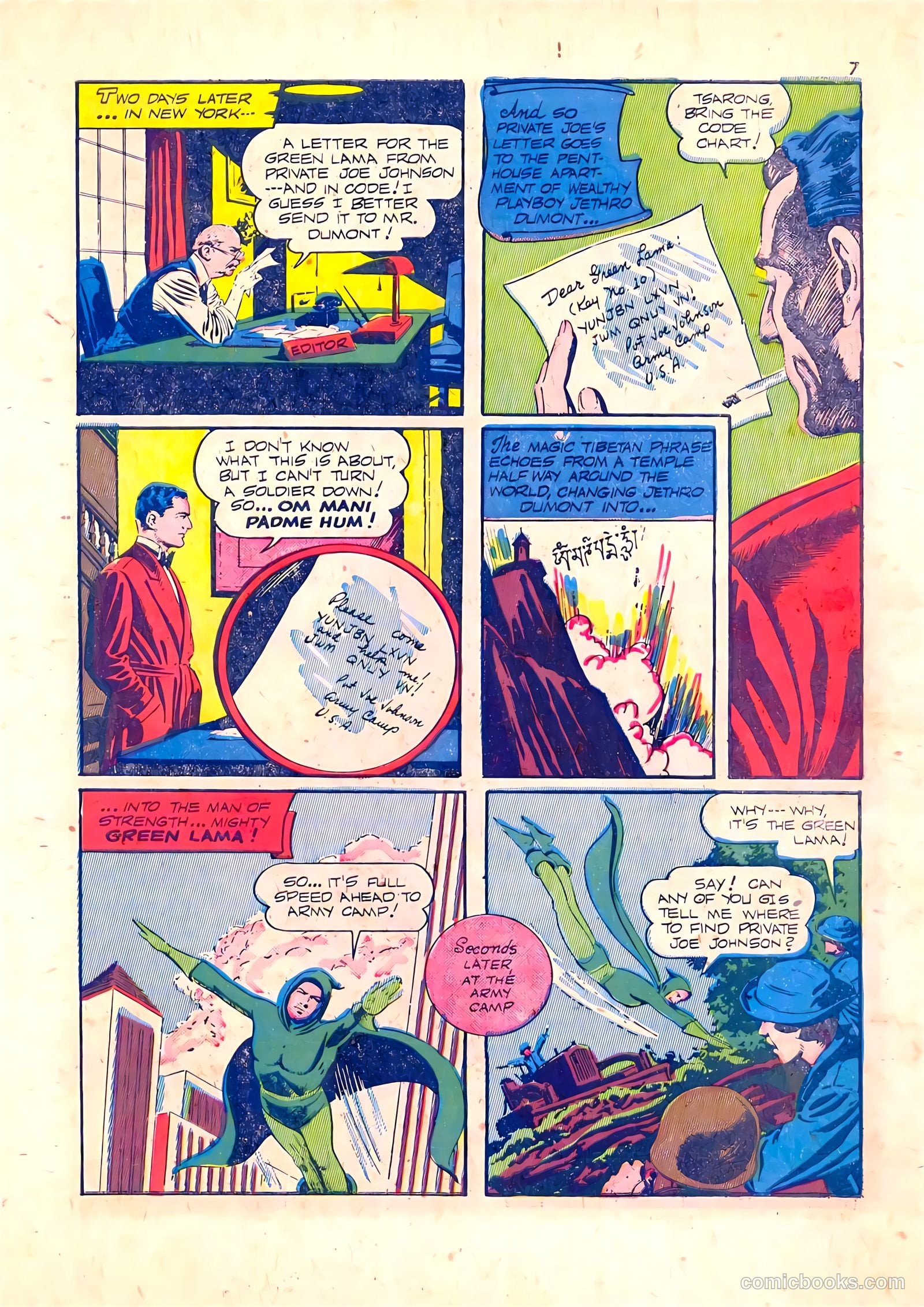 Green Lama #5 (1945) — page 6 of 50