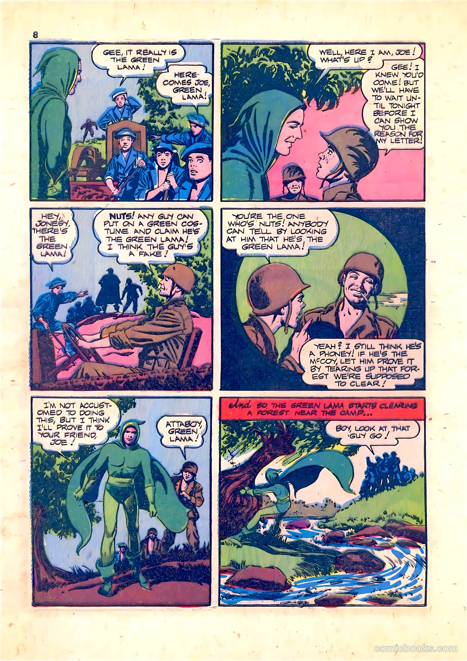 Green Lama #5 (1945) — page 7 of 50