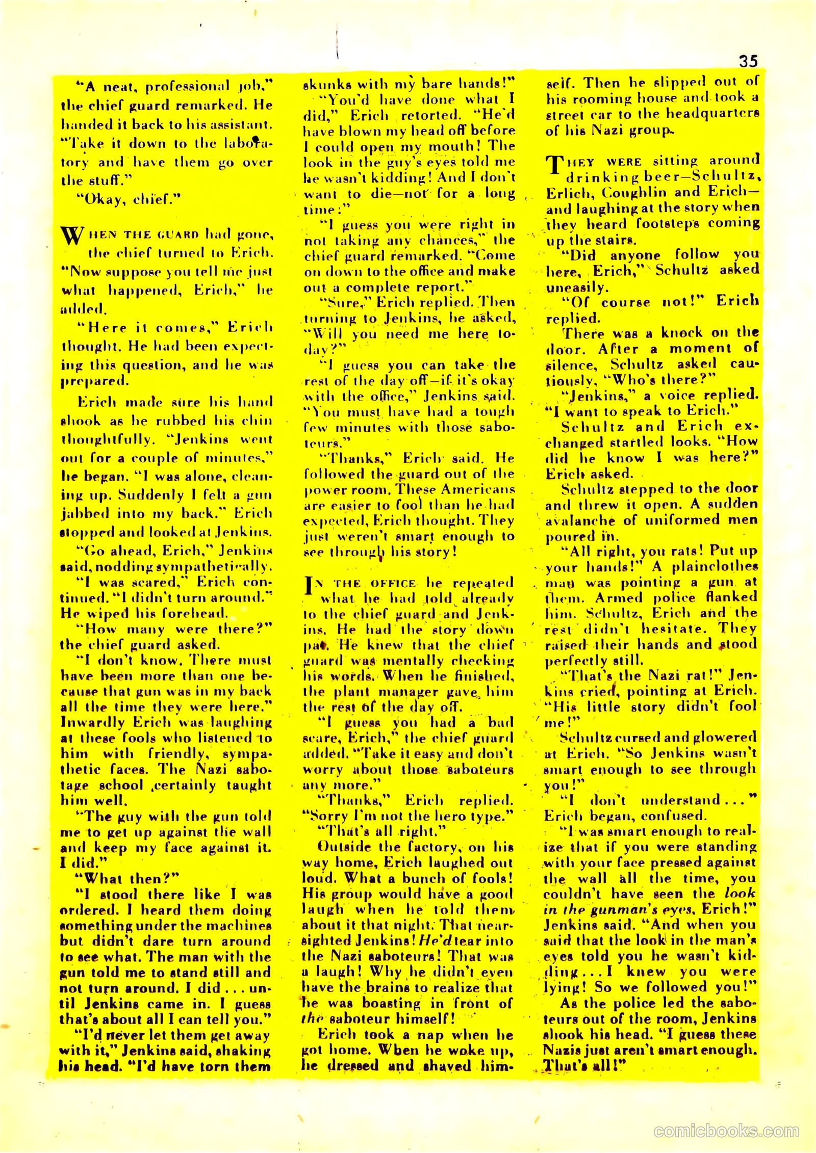 Green Lama #5 (1945) — page 34 of 50