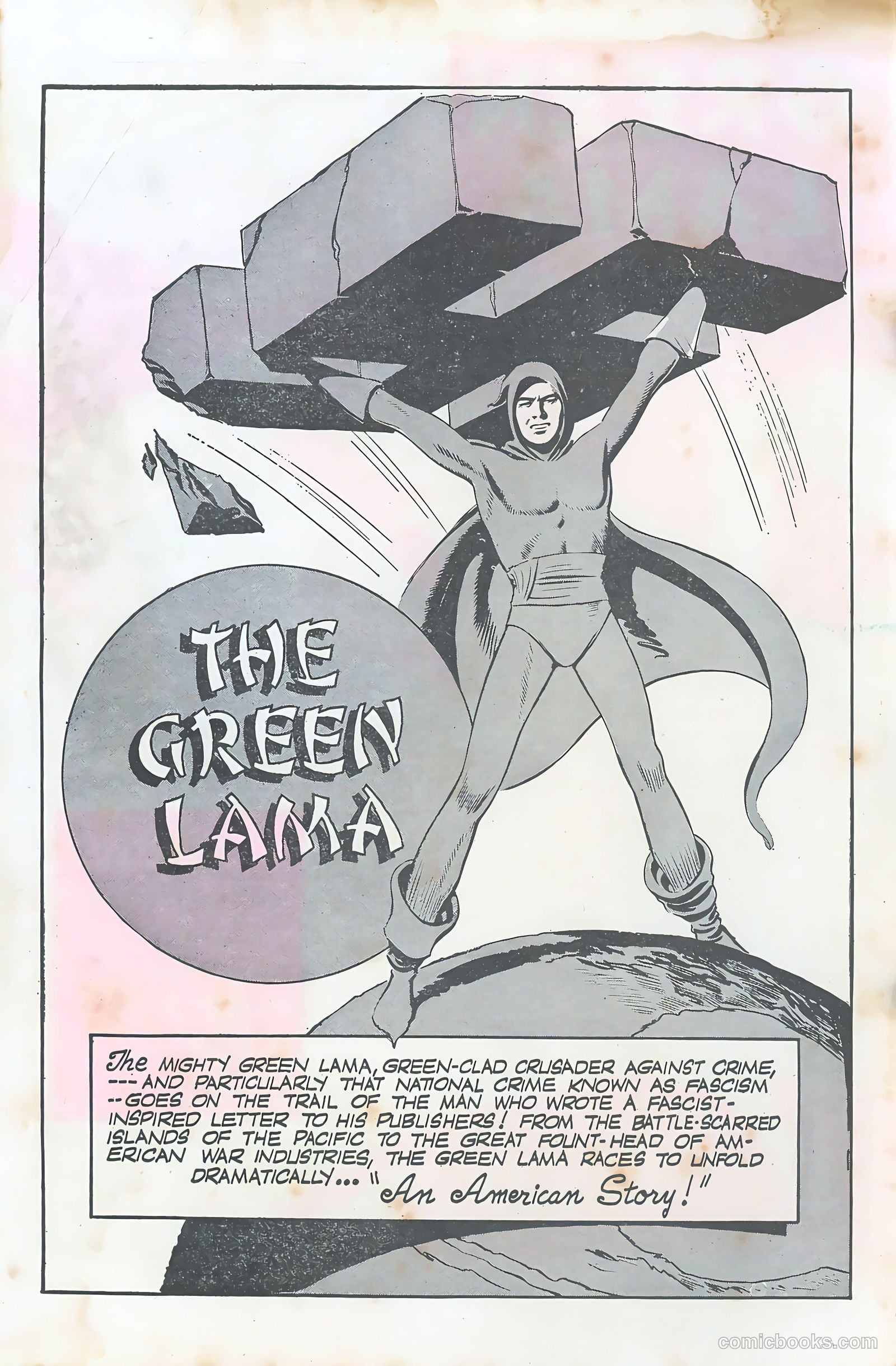Green Lama #6 (1945) — page 2 of 36