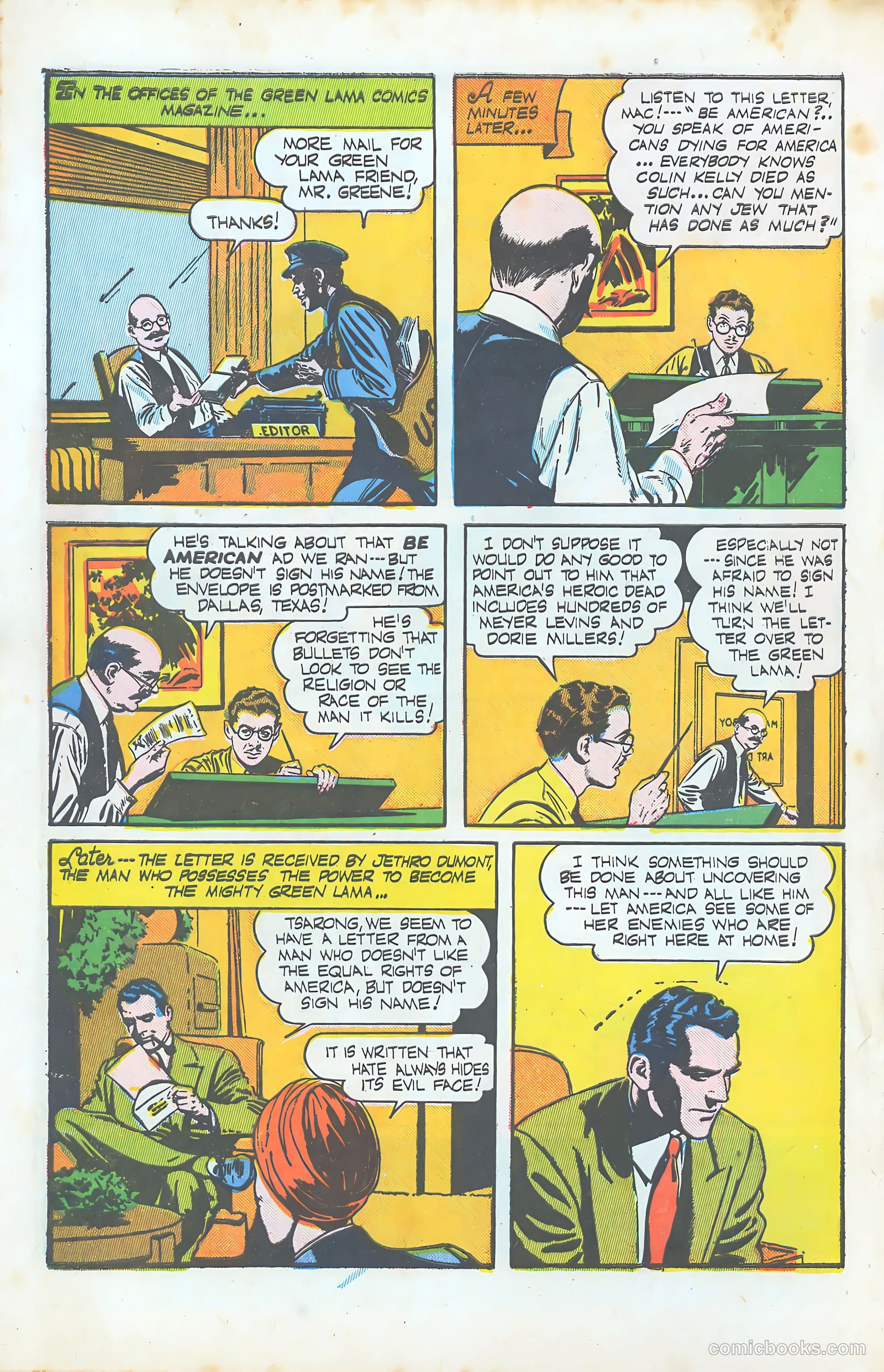 Green Lama #6 (1945) — page 4 of 36