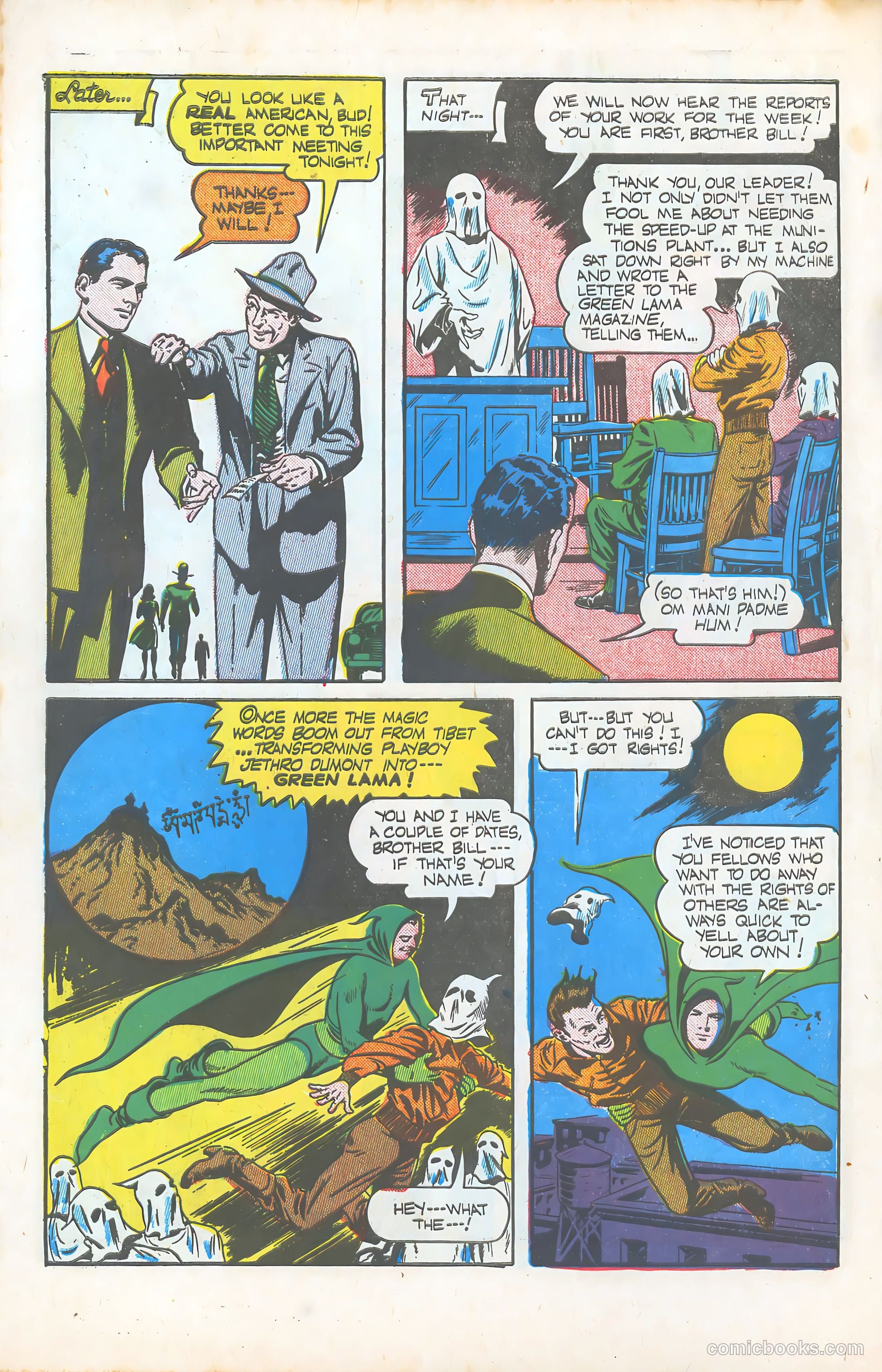 Green Lama #6 (1945) — page 6 of 36