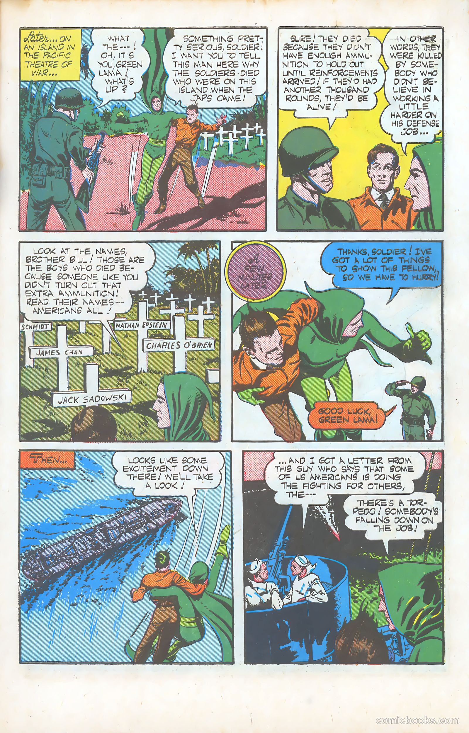 Green Lama #6 (1945) — page 7 of 36