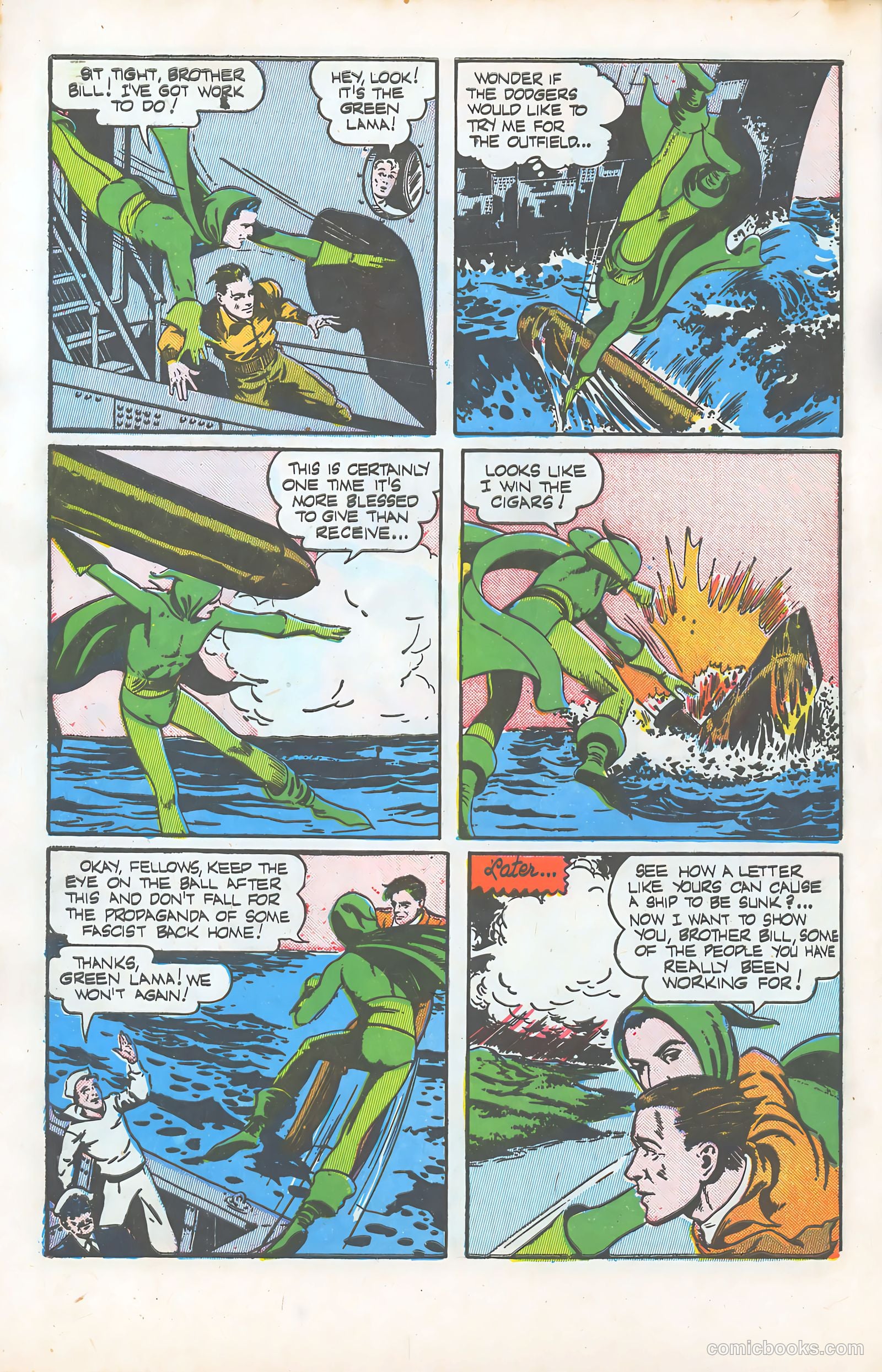Green Lama #6 (1945) — page 8 of 36