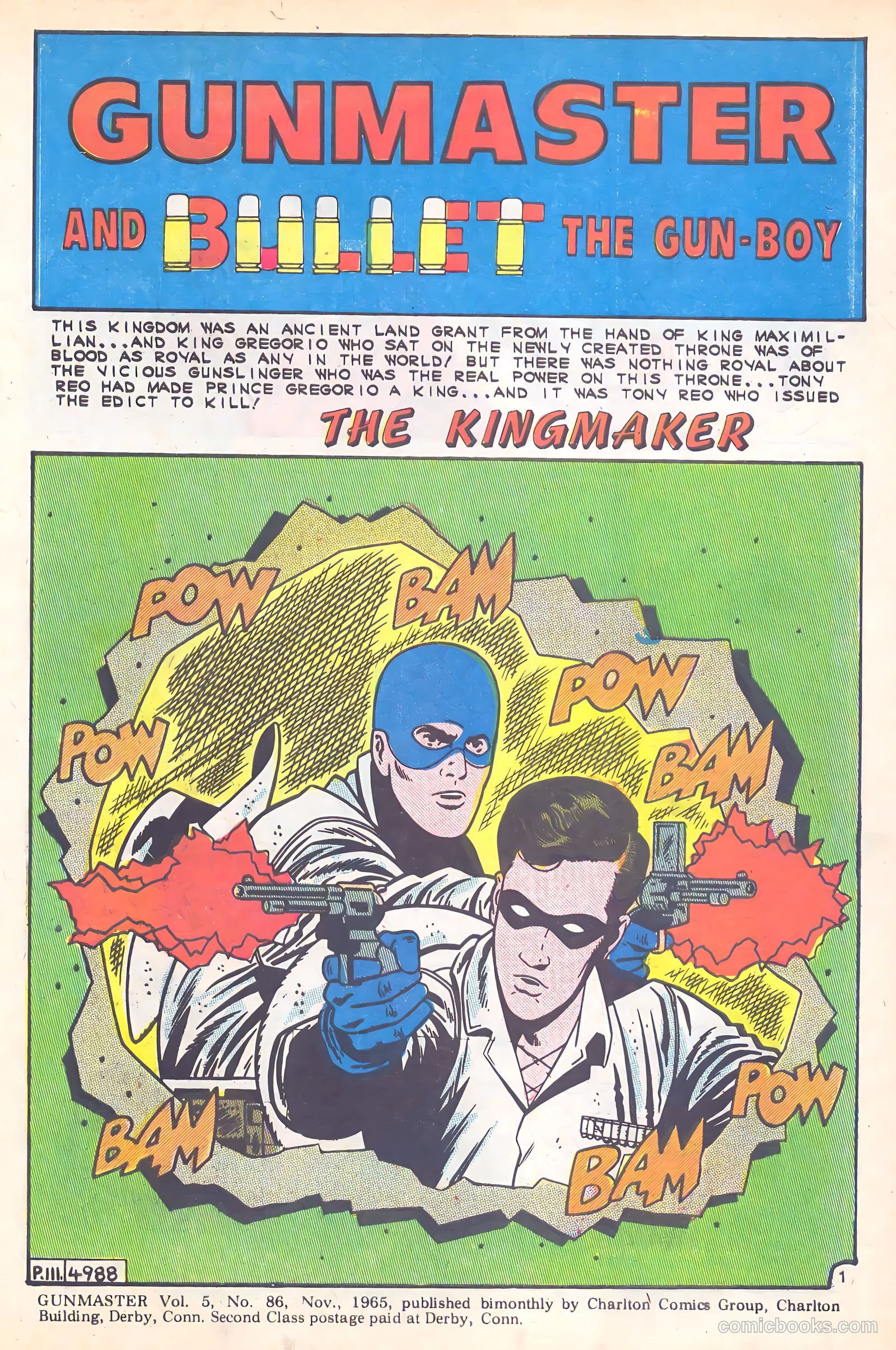 Gunmaster #86 (1965) — page 3 of 36