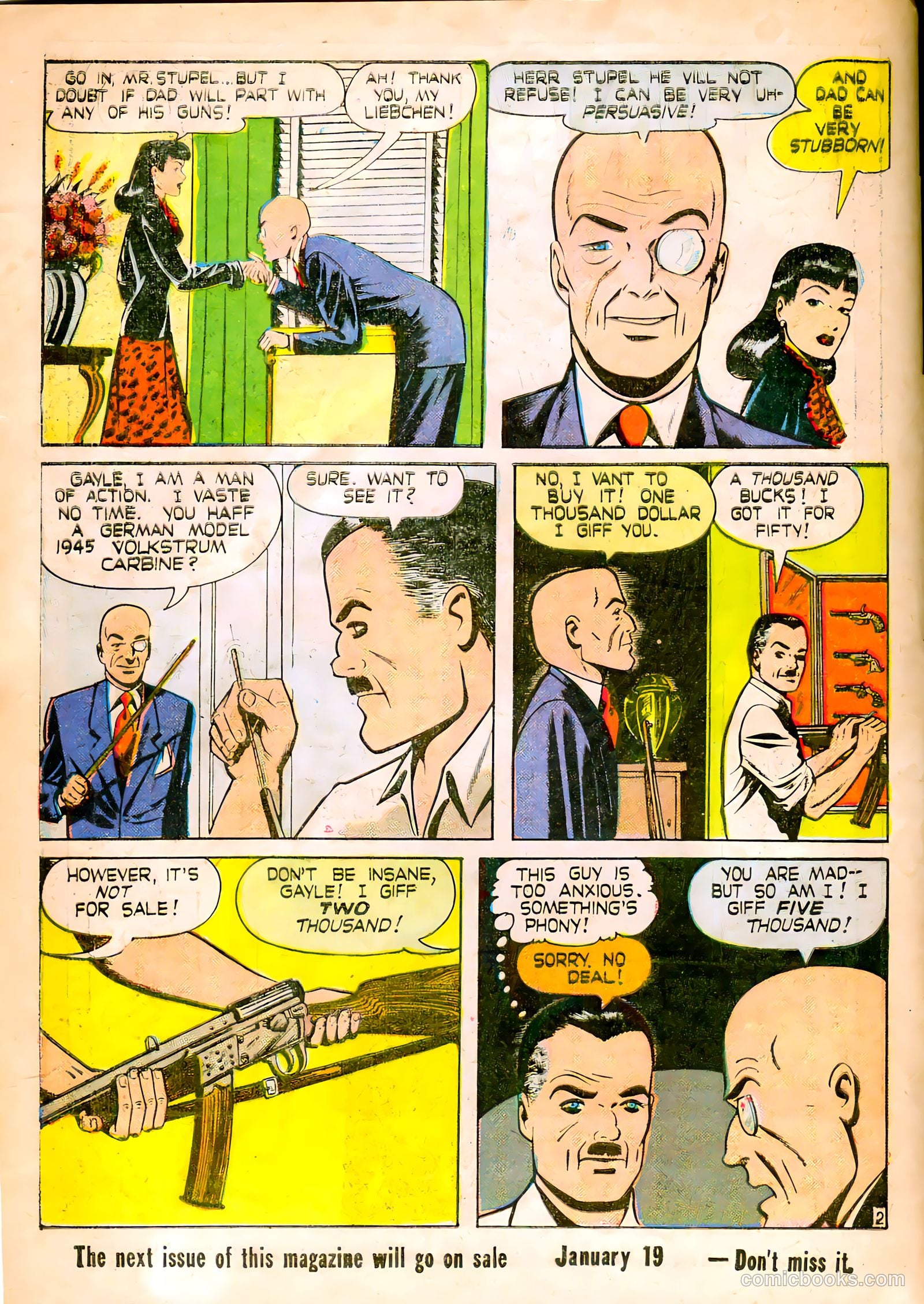 Guns Against Gangsters #3 (1949) — page 4 of 36