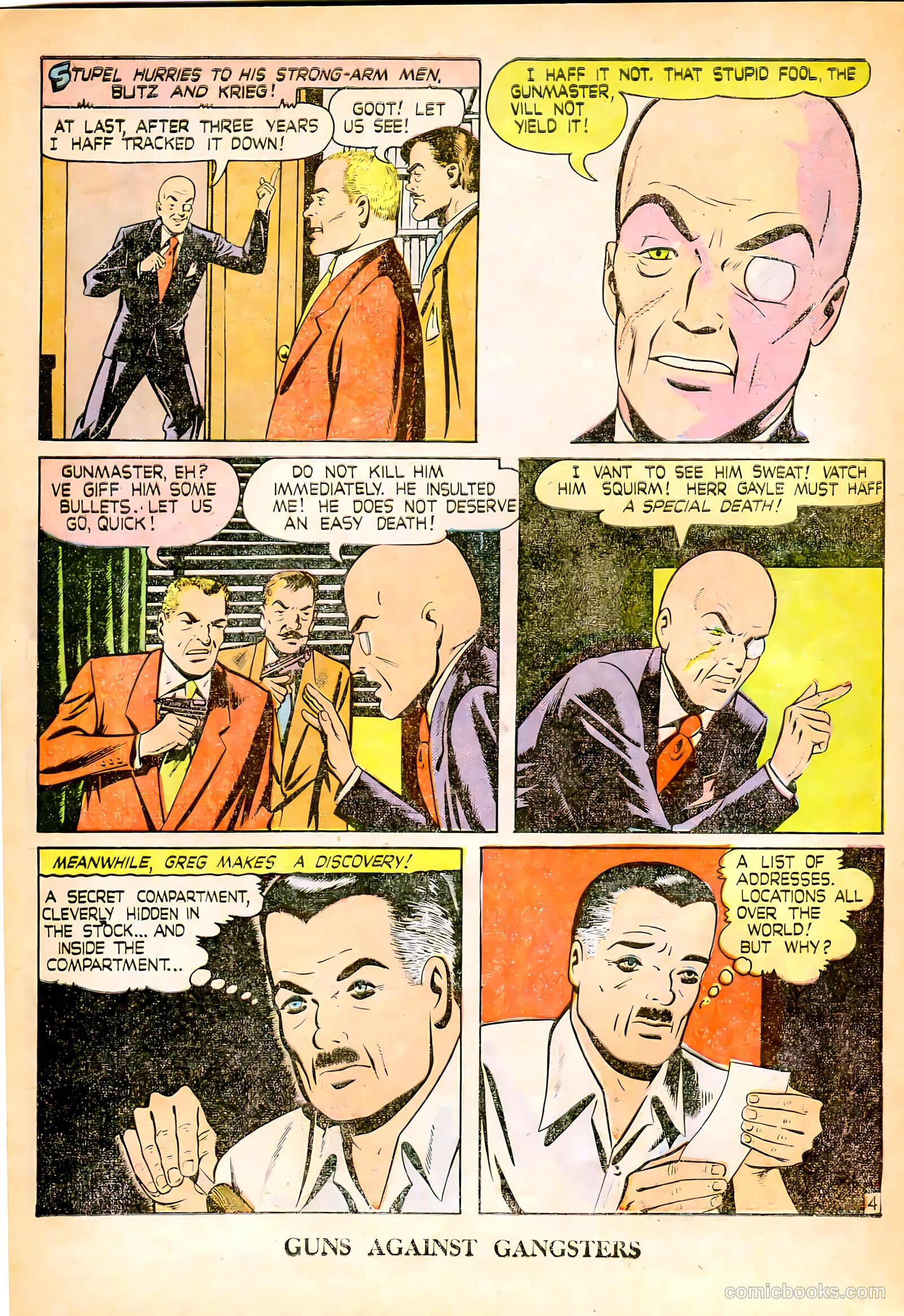 Guns Against Gangsters #3 (1949) — page 6 of 36
