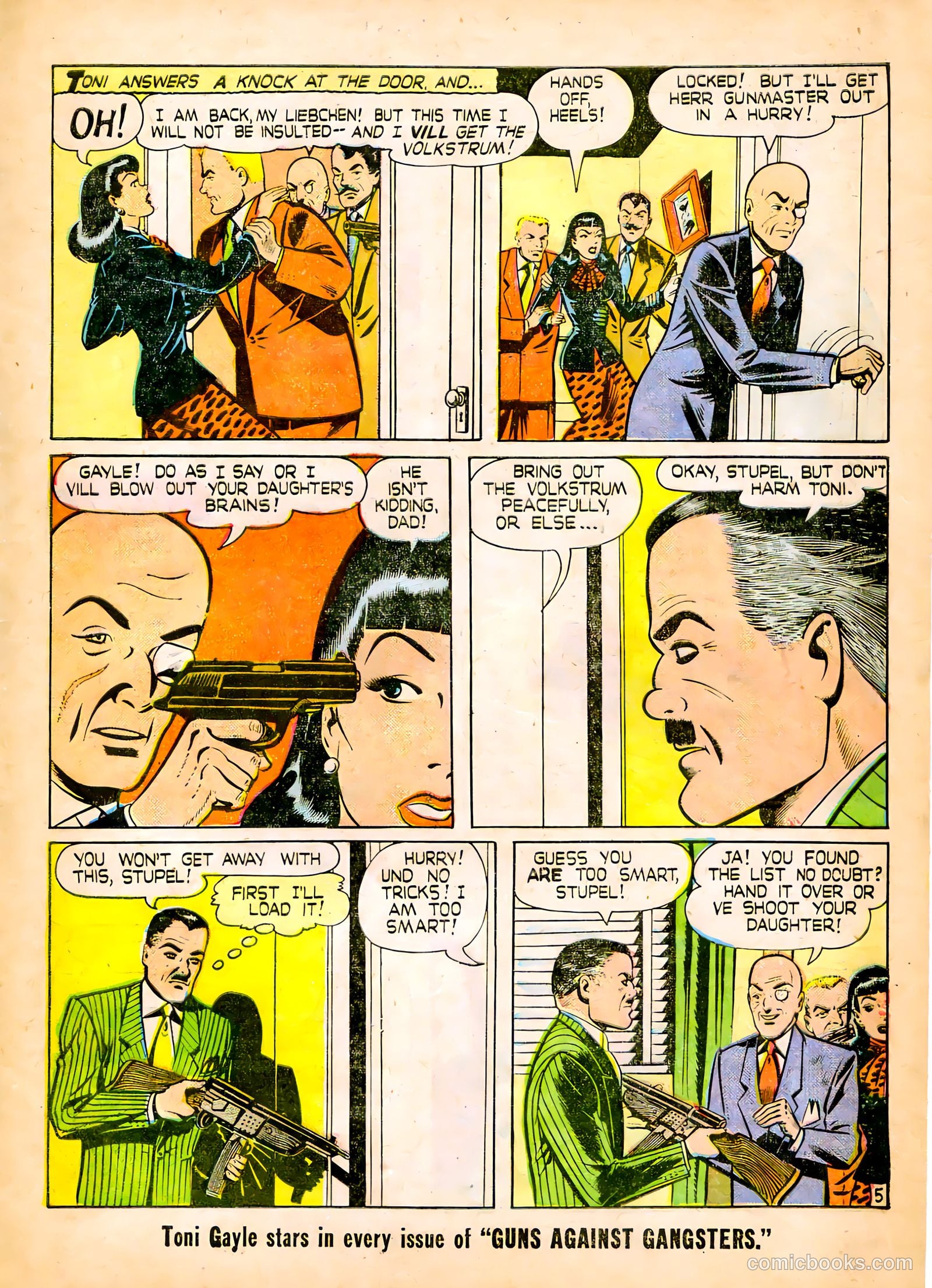 Guns Against Gangsters #3 (1949) — page 7 of 36