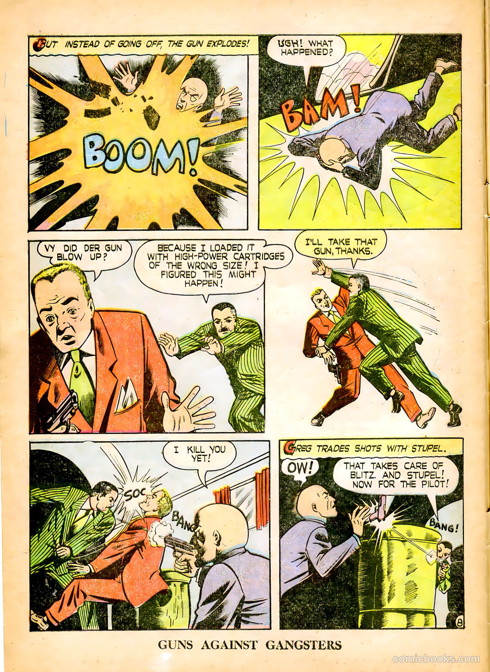 Guns Against Gangsters #3 (1949) — page 10 of 36