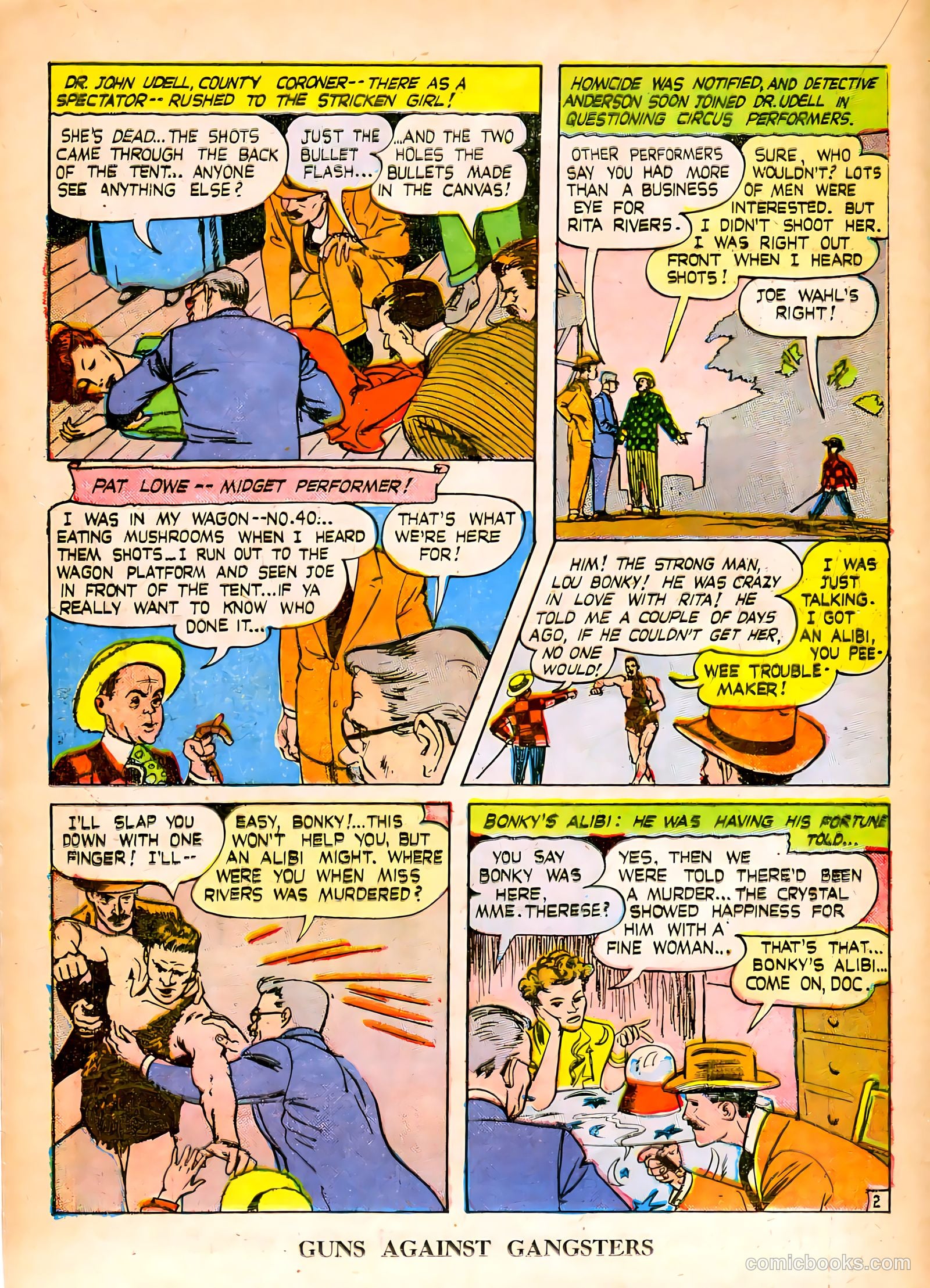Guns Against Gangsters #3 (1949) — page 16 of 36