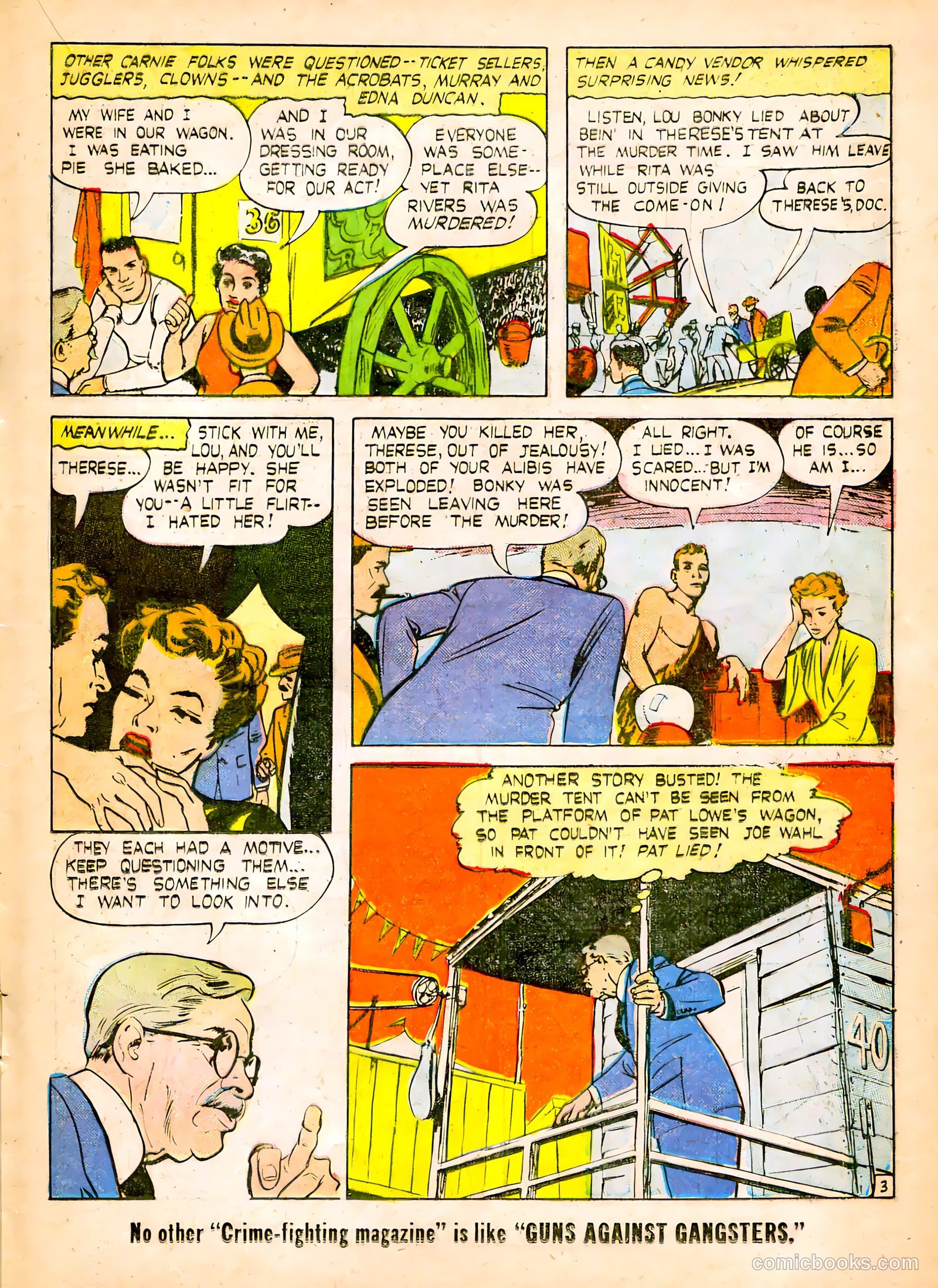 Guns Against Gangsters #3 (1949) — page 17 of 36