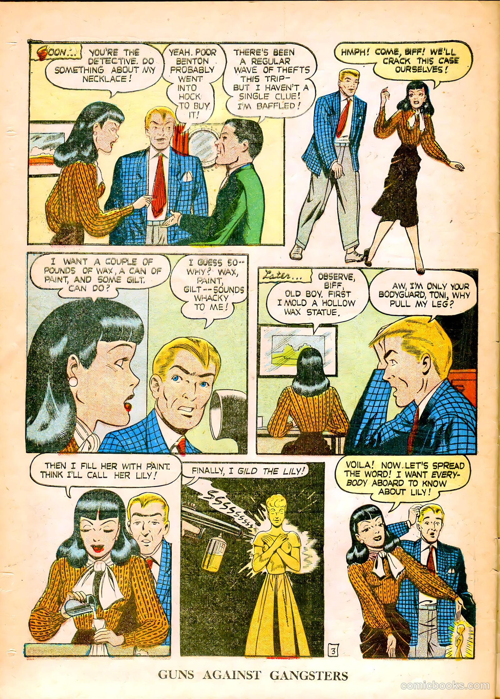 Guns Against Gangsters #3 (1949) — page 28 of 36