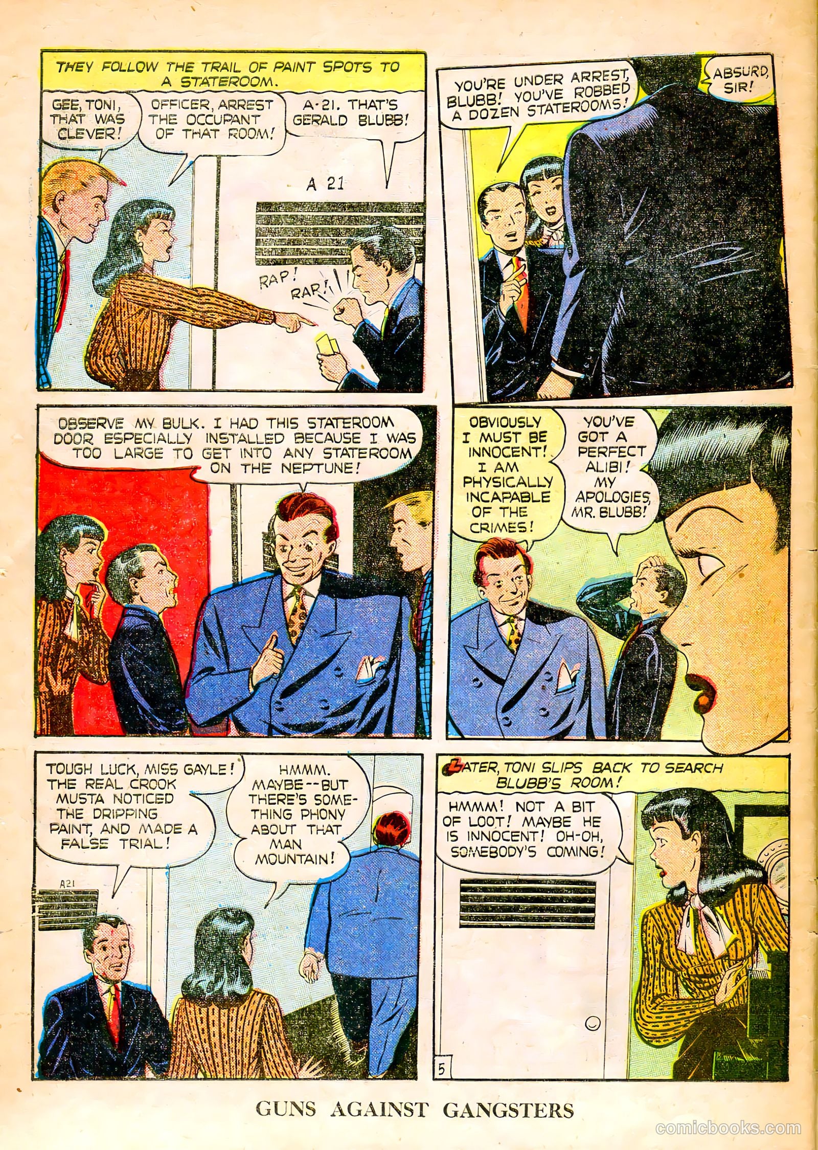 Guns Against Gangsters #3 (1949) — page 30 of 36