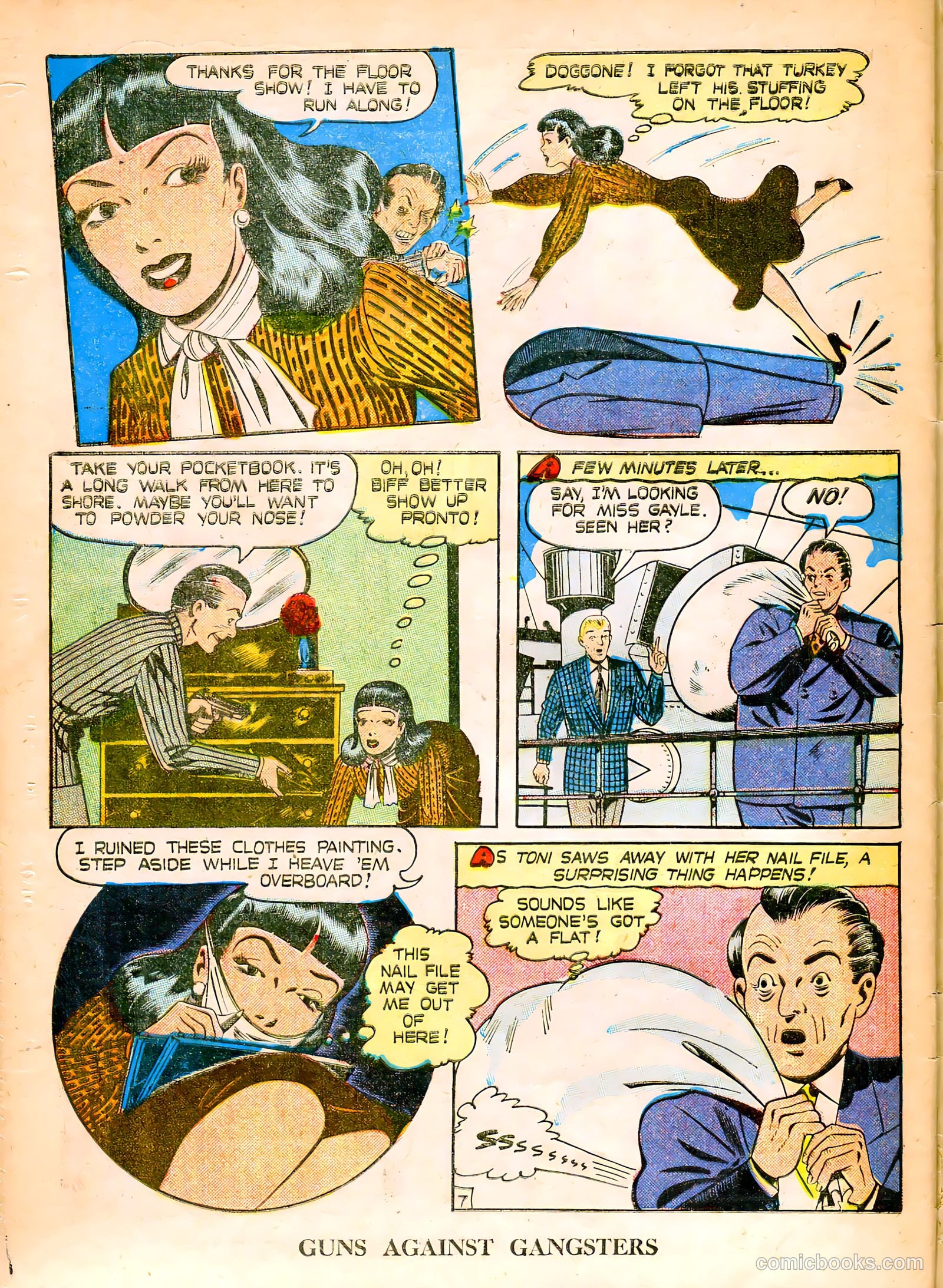 Guns Against Gangsters #3 (1949) — page 32 of 36
