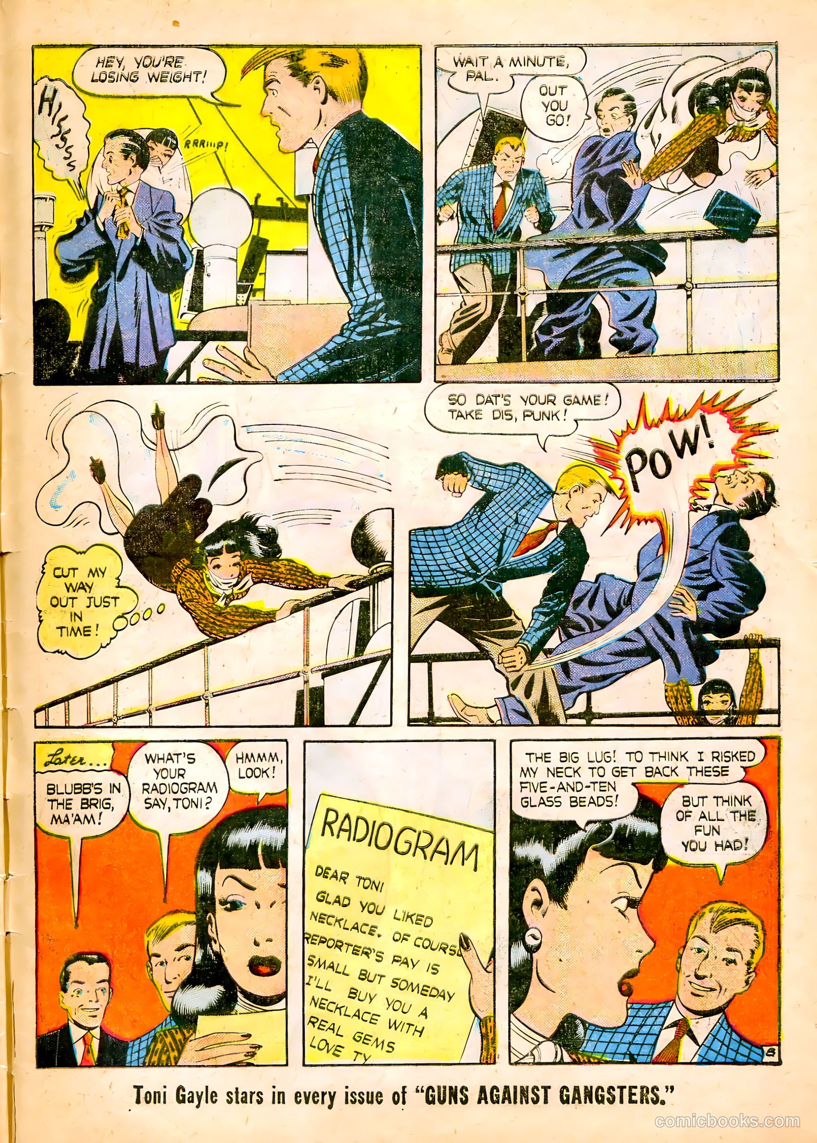 Guns Against Gangsters #3 (1949) — page 33 of 36