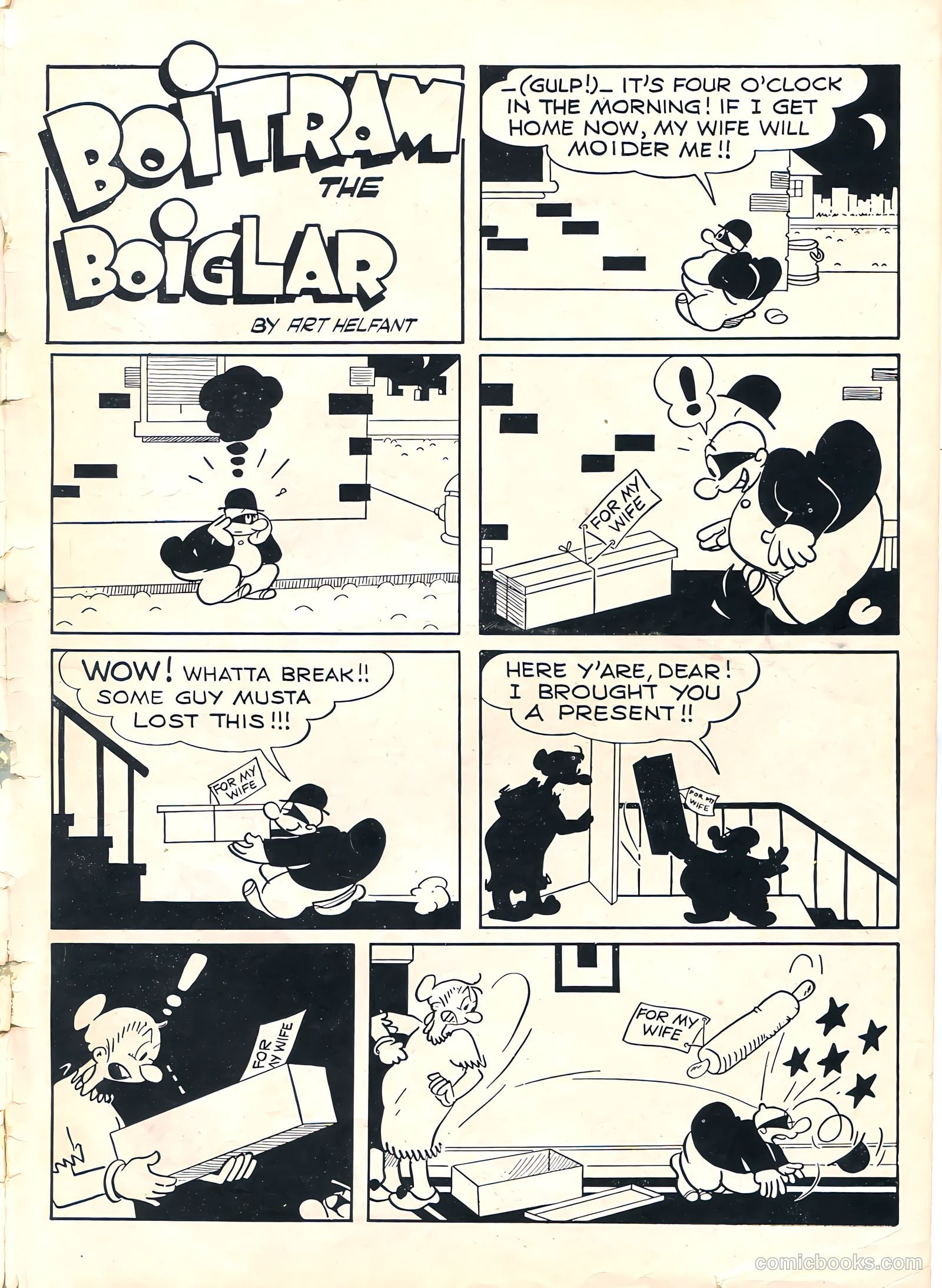 Guns Against Gangsters #3 (1949) — page 35 of 36
