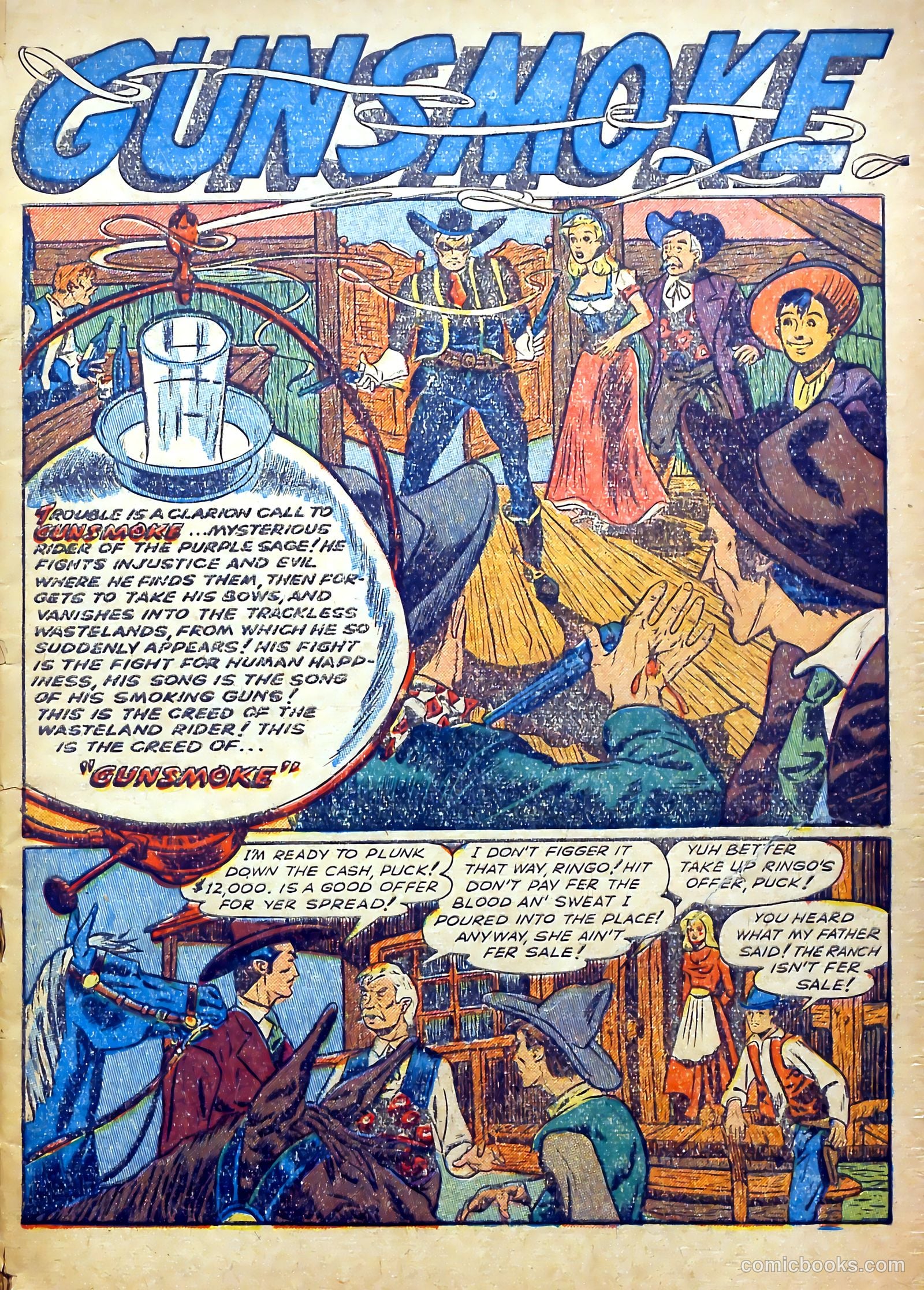 Gunsmoke #1 (1949) — page 3 of 36
