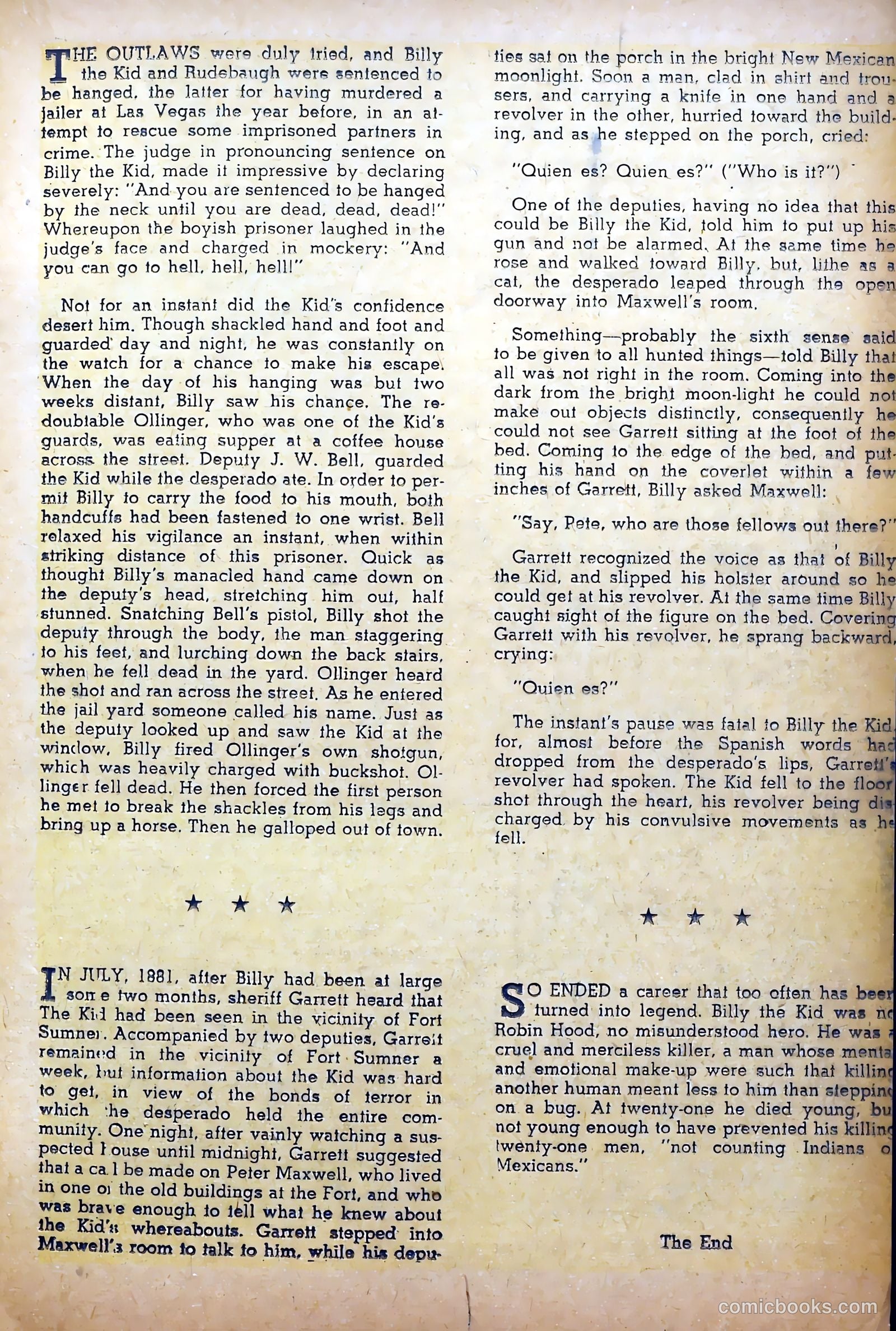 Gunsmoke #1 (1949) — page 19 of 36