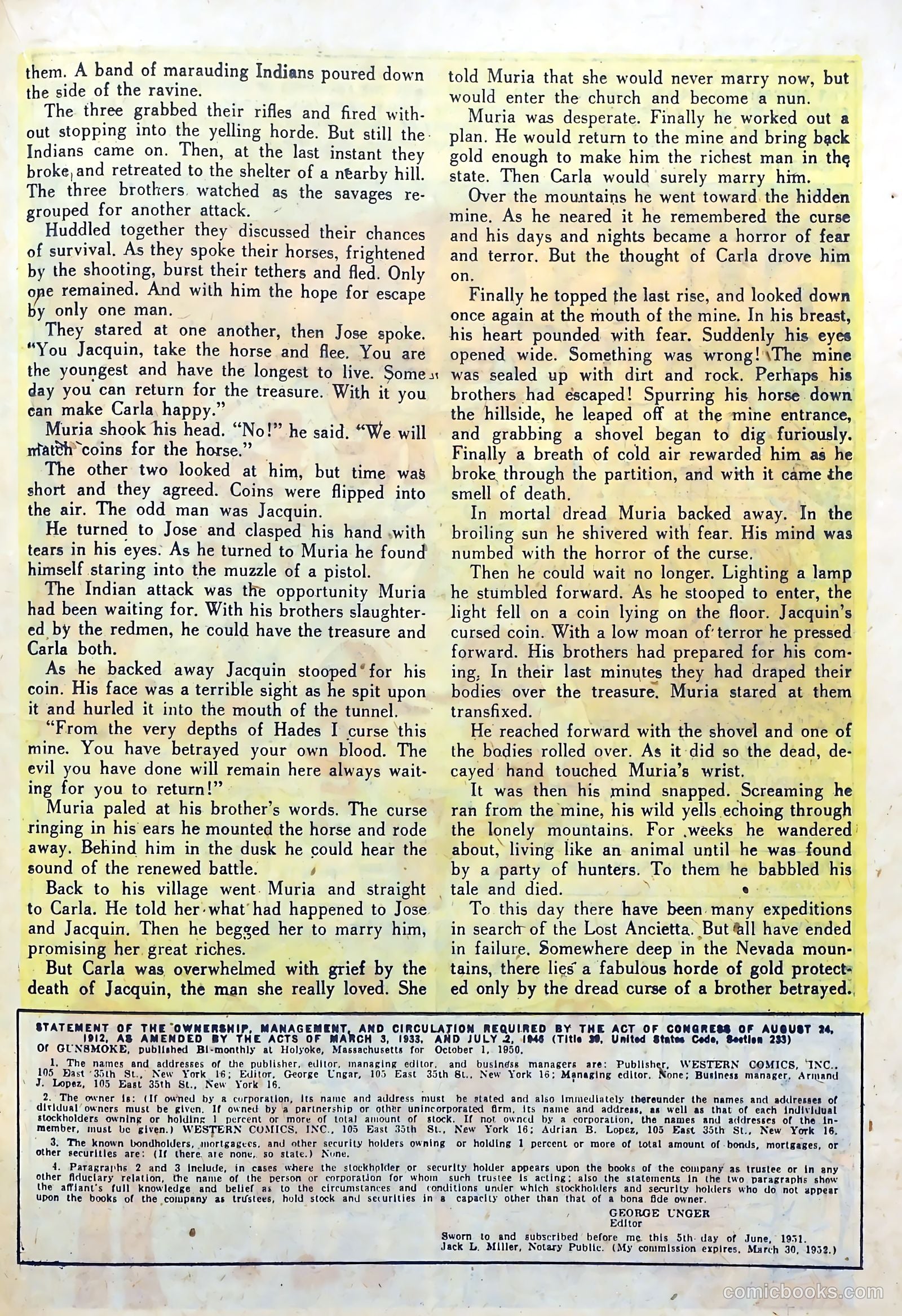 Gunsmoke #16 (1952) — page 19 of 36