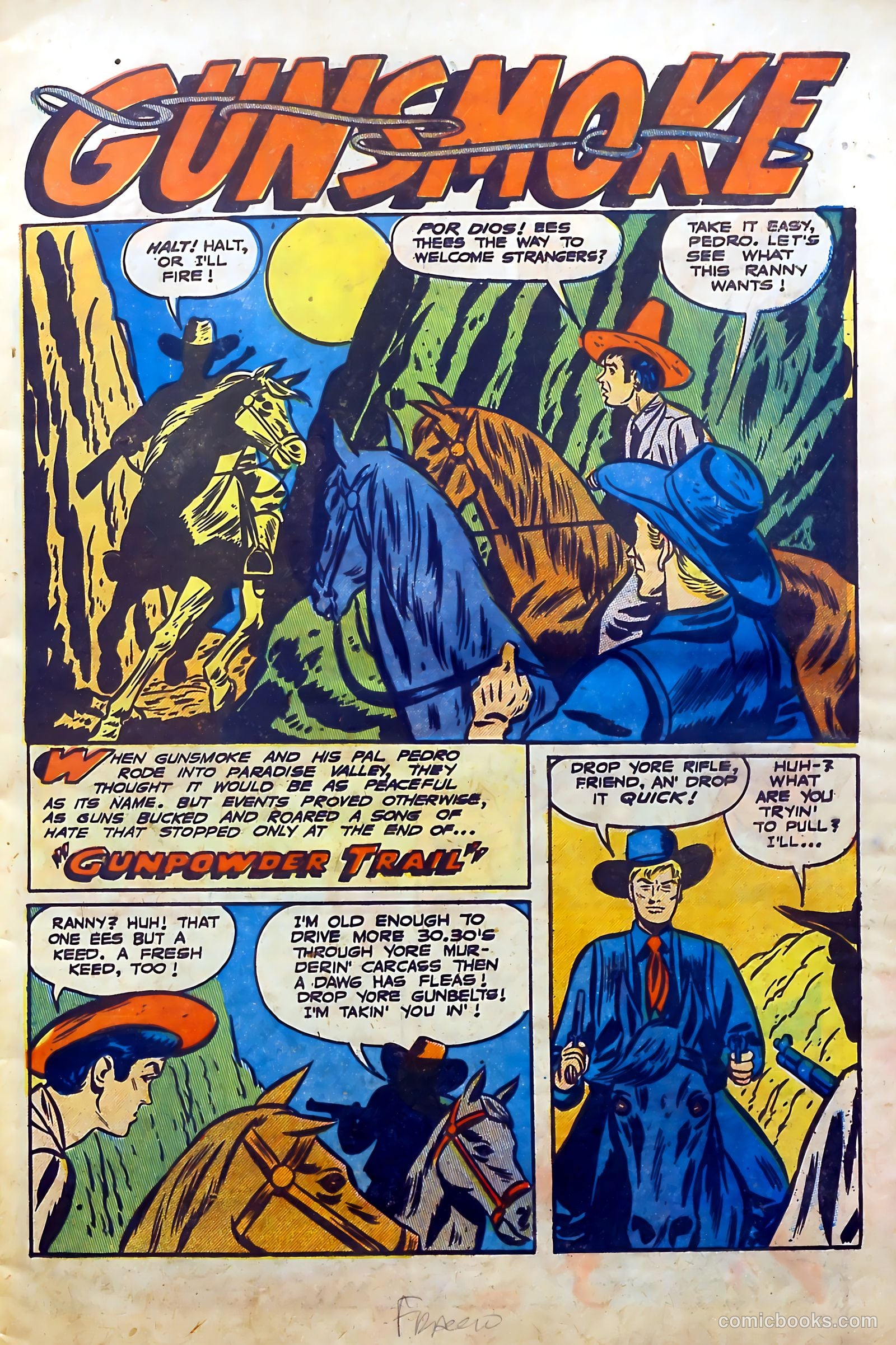 Gunsmoke #4 (1949) — page 3 of 36