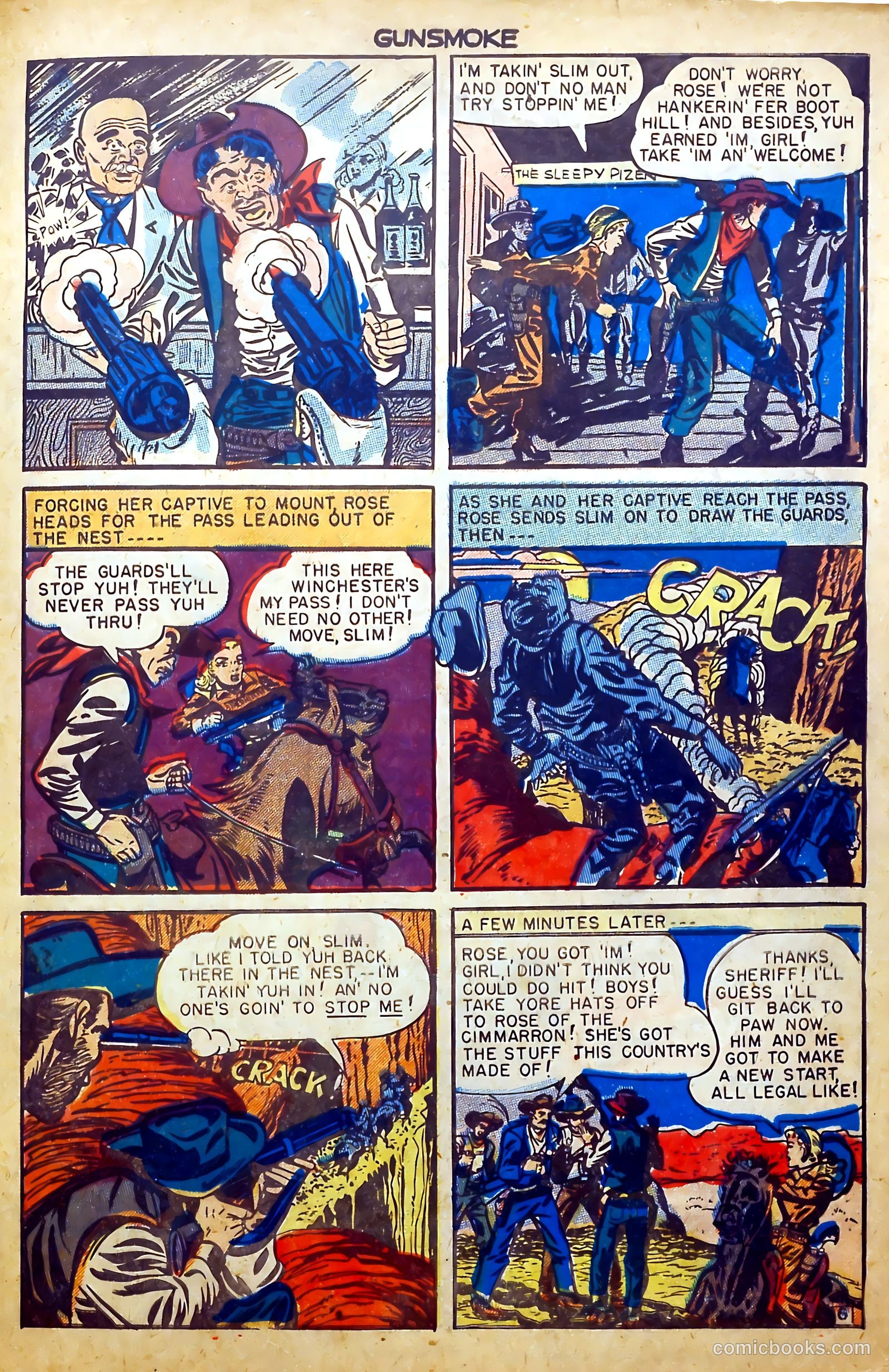 Gunsmoke #6 (1950) — page 33 of 36