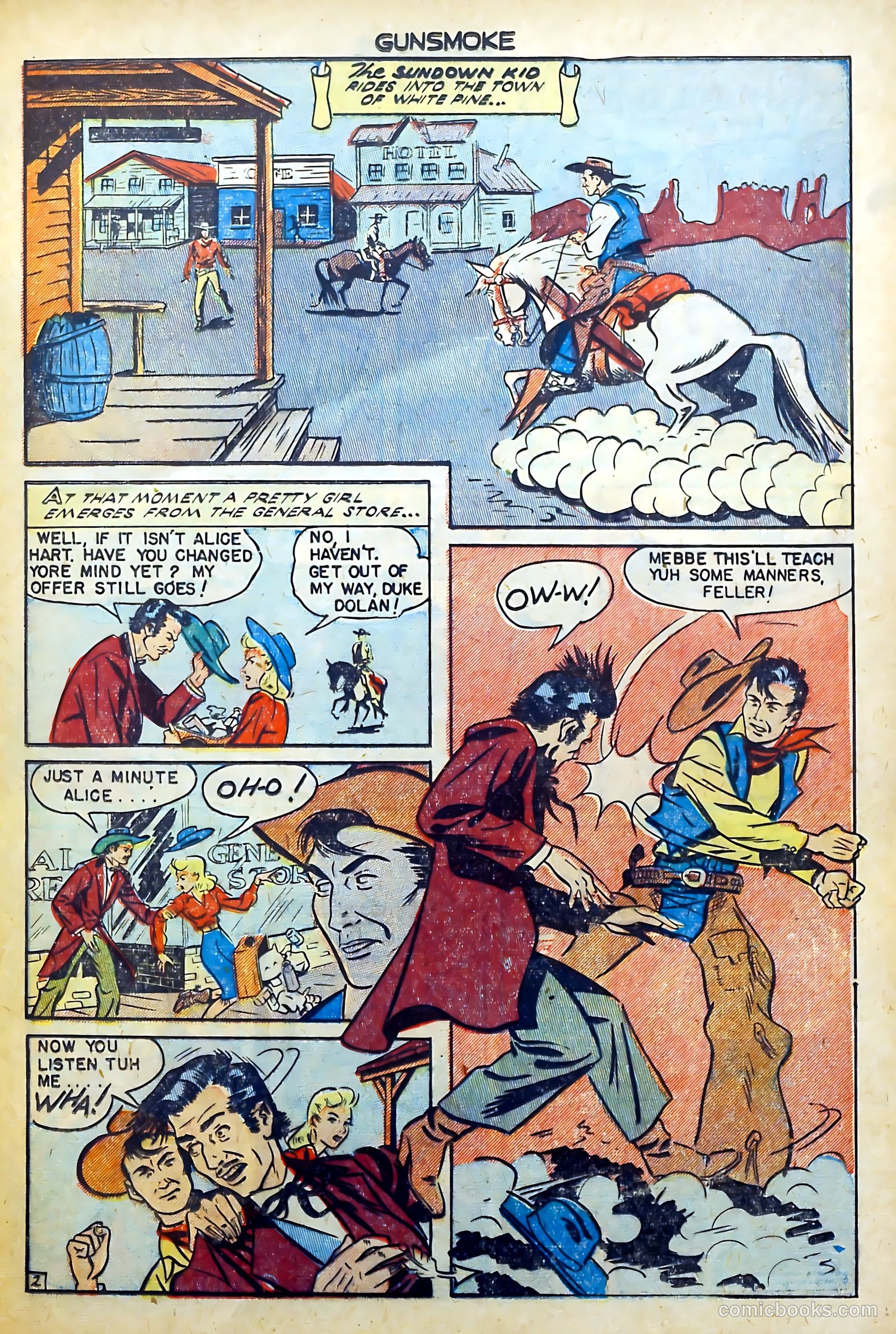 Gunsmoke #8 (1950) — page 21 of 36