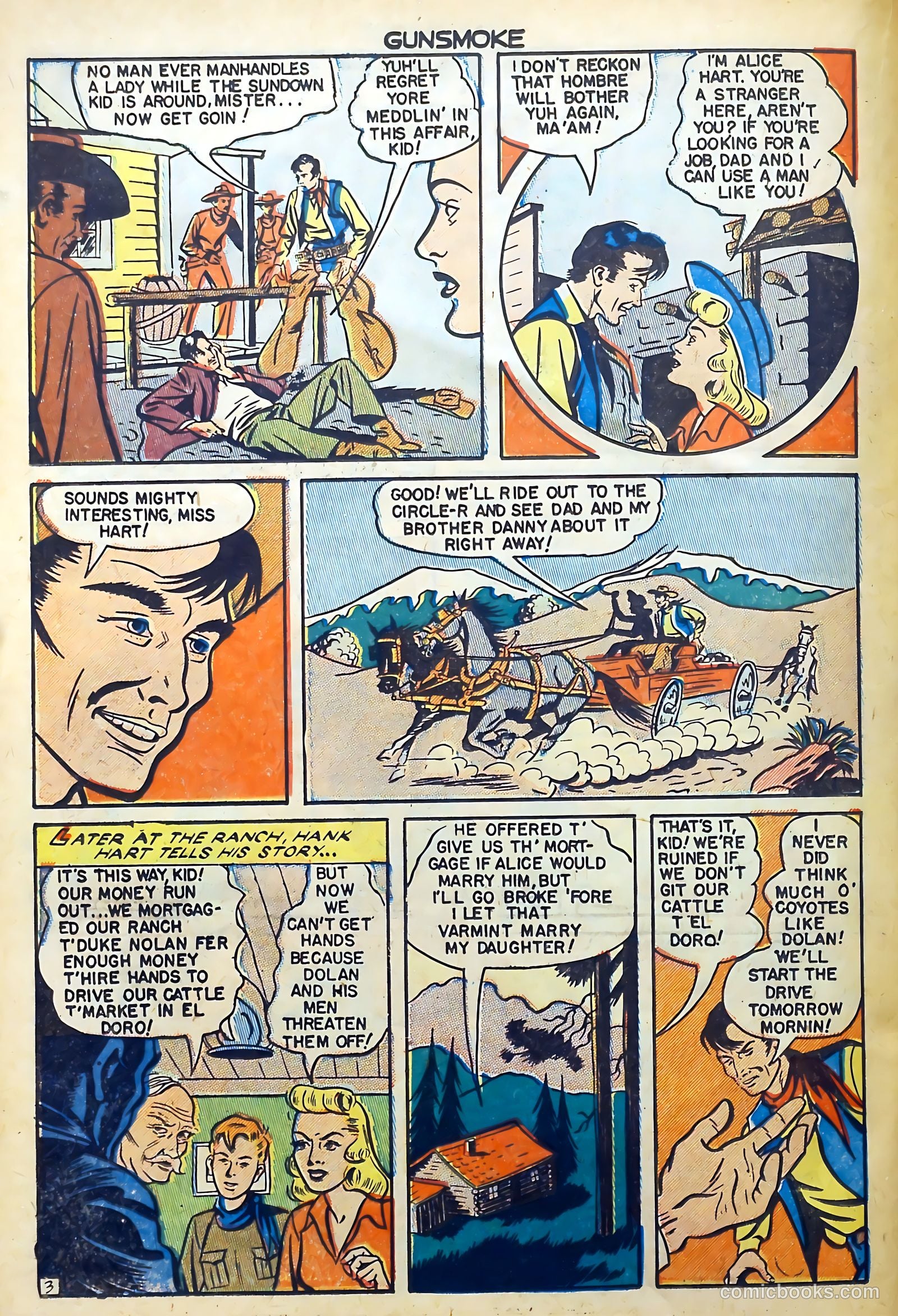 Gunsmoke #8 (1950) — page 22 of 36