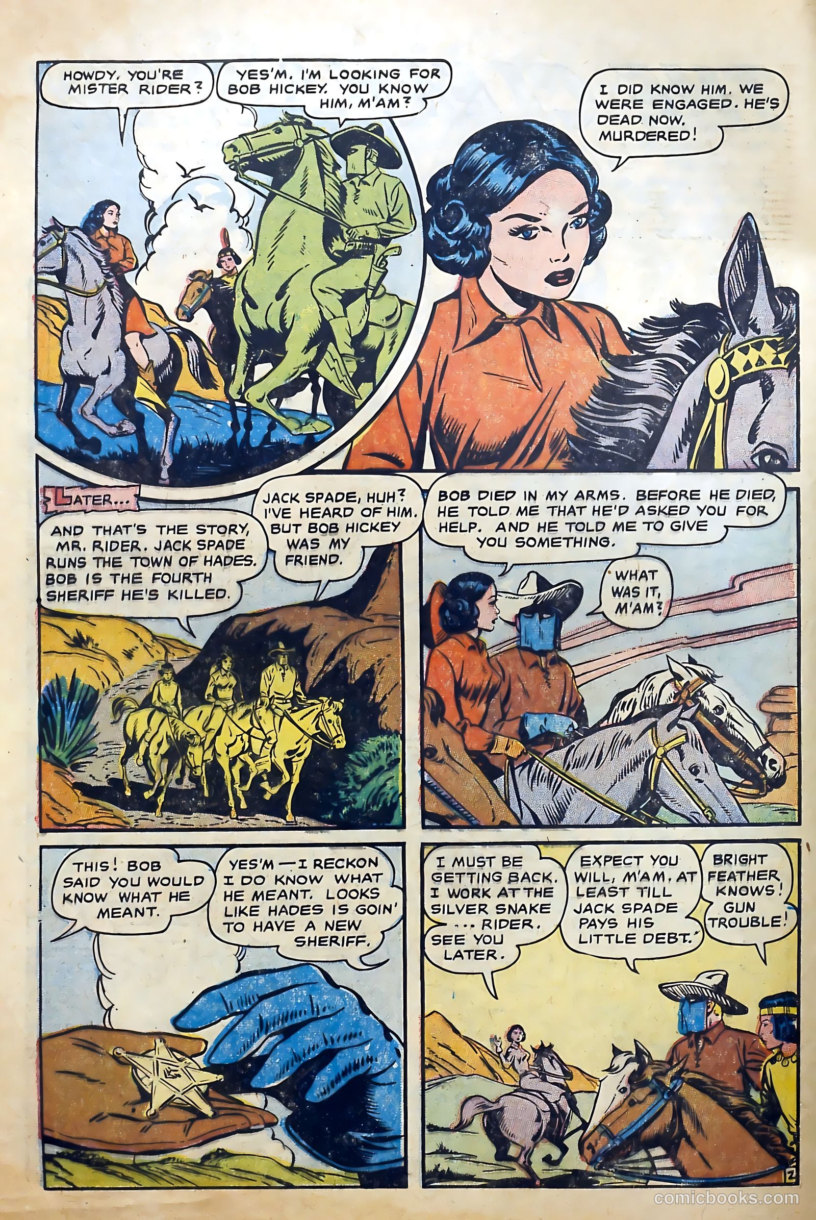 Gunsmoke Trail #1 (1957) — page 4 of 36