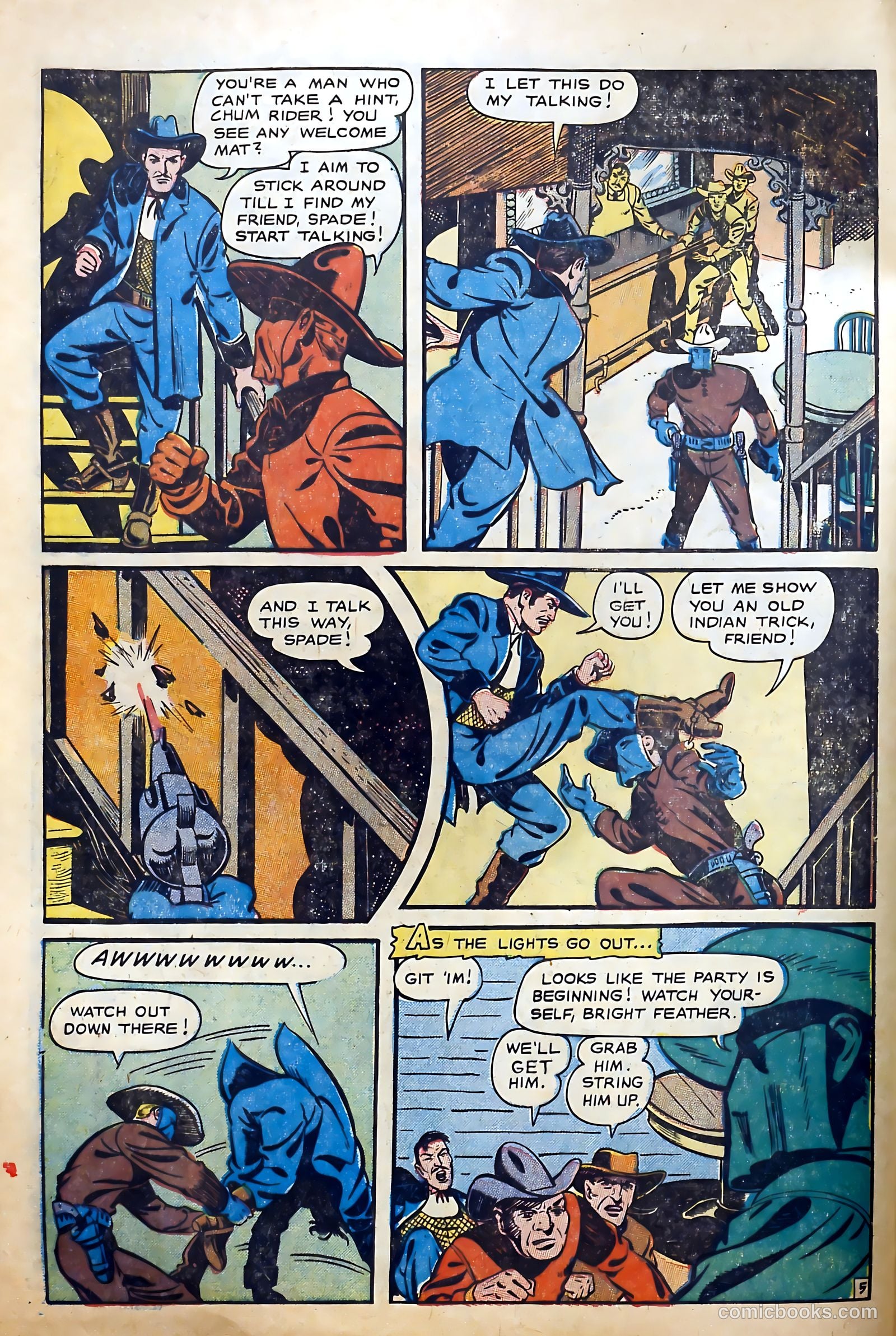 Gunsmoke Trail #1 (1957) — page 8 of 36