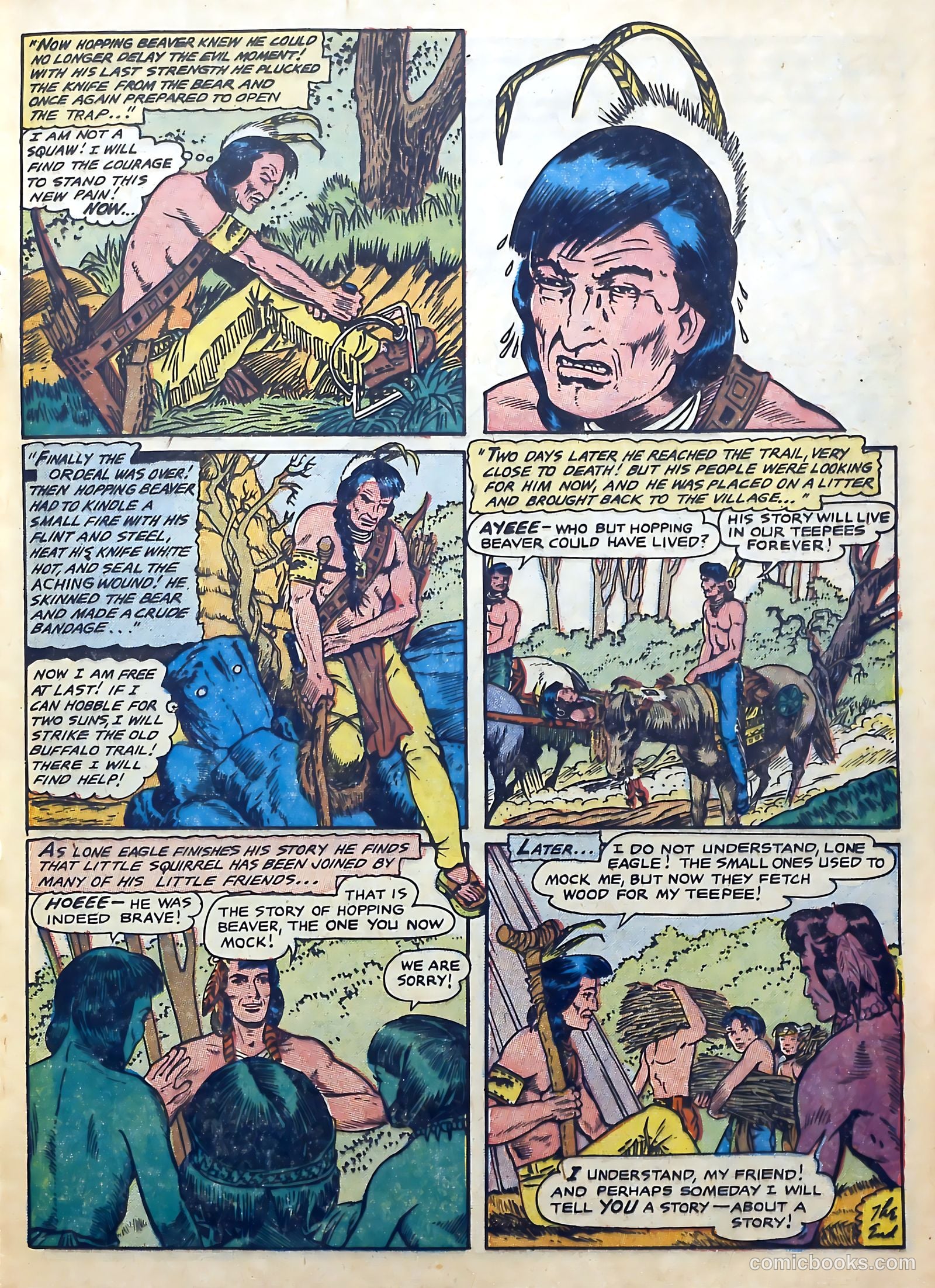 Gunsmoke Trail #1 (1957) — page 17 of 36