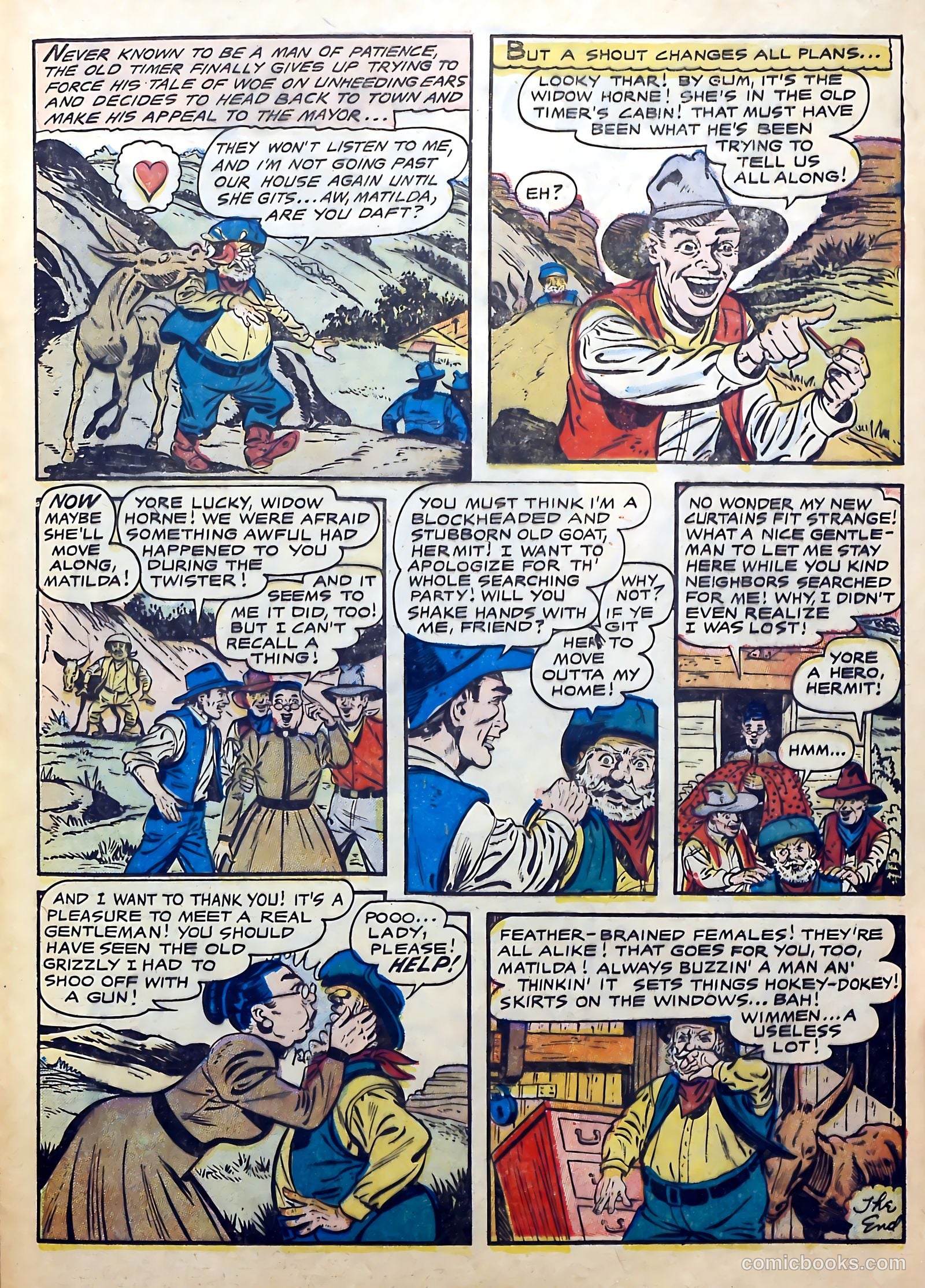 Gunsmoke Trail #1 (1957) — page 23 of 36