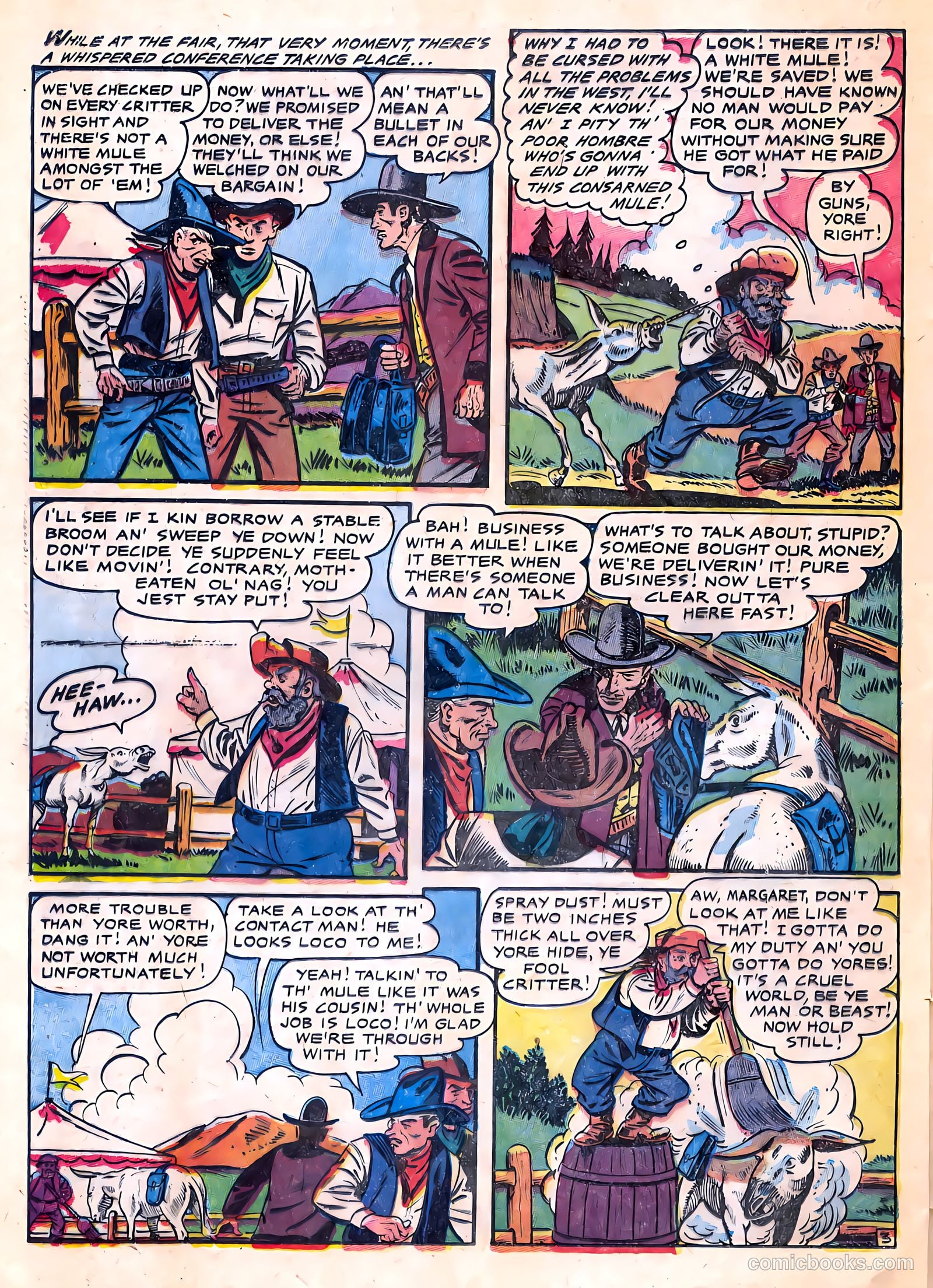 Gunsmoke Trail #3 (1957) — page 22 of 36