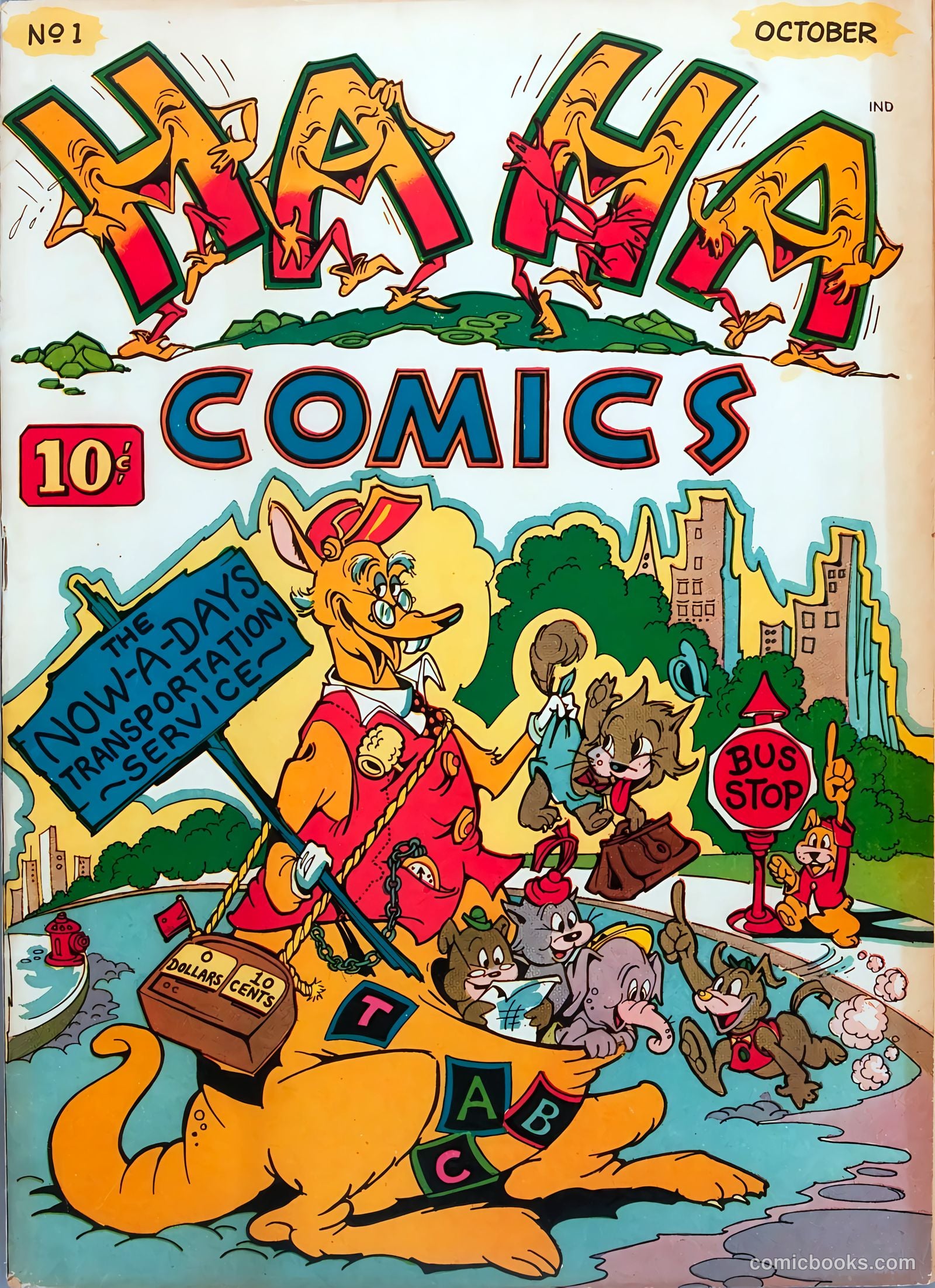 Ha Ha Comics #1 (1943) — page 2 of 61