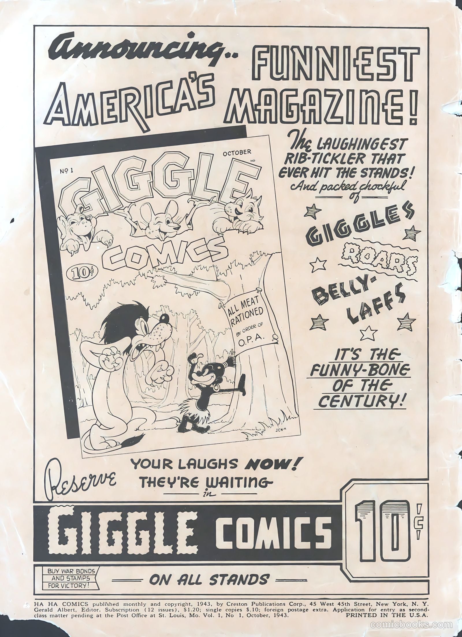 Ha Ha Comics #1 (1943) — page 3 of 61